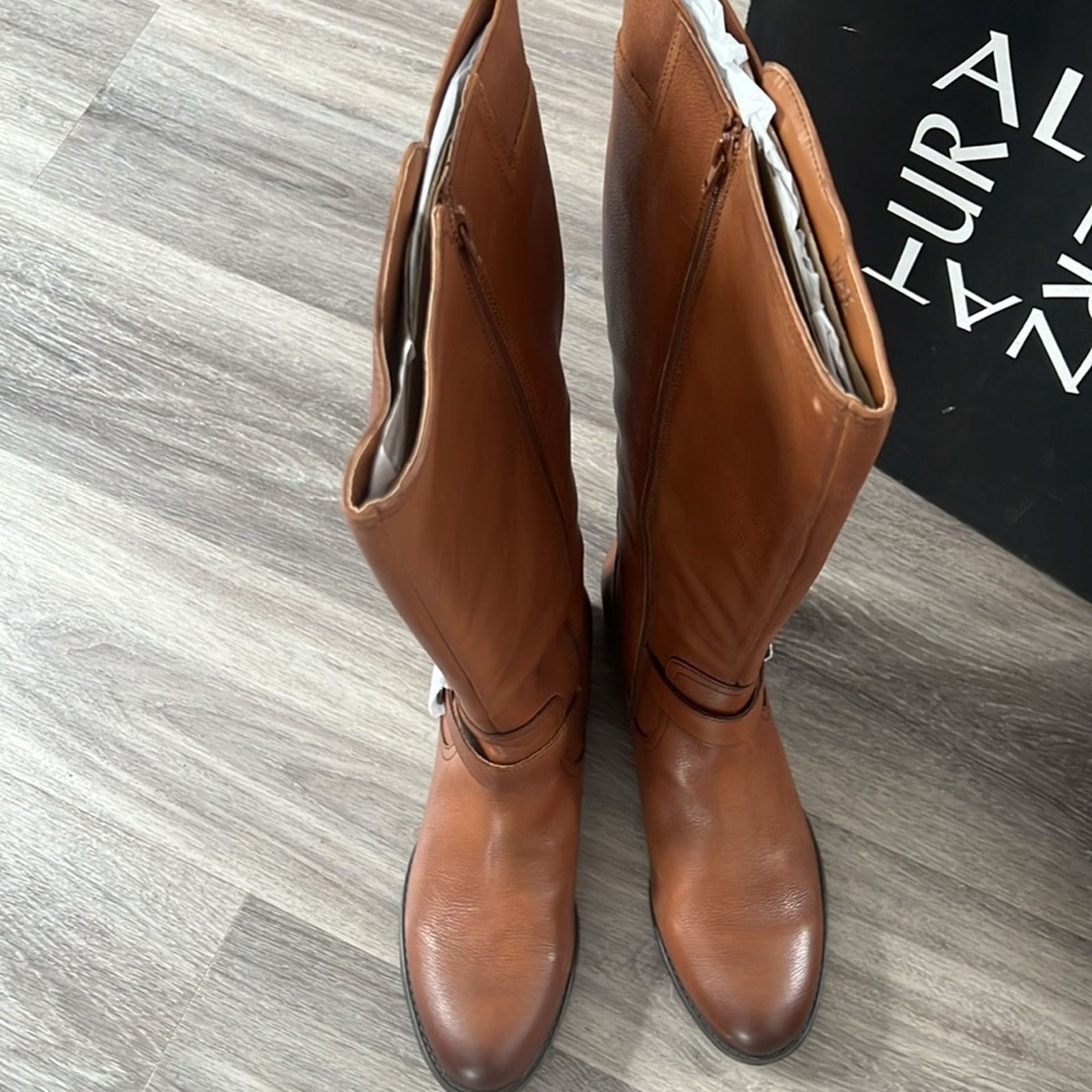 Other Naturalizer Casual Leather Tall Riding Boots with Buckle 12 Size US 12 / IT 42 - 6 Thumbnail