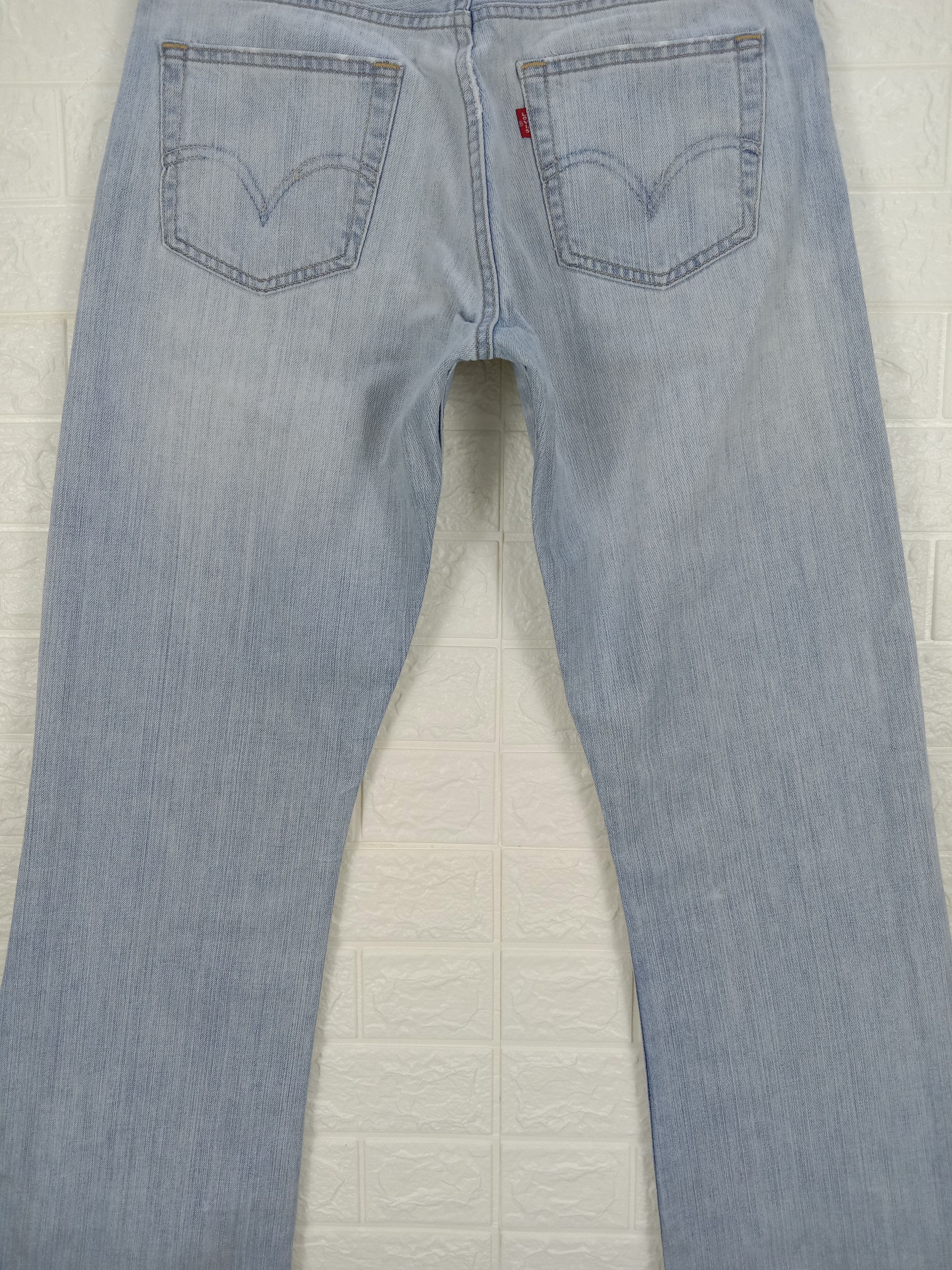 Levi's Vintage Levi's 527 Flare Jeans Light Wash Denim Size US 32 / EU 48 - 7 Thumbnail