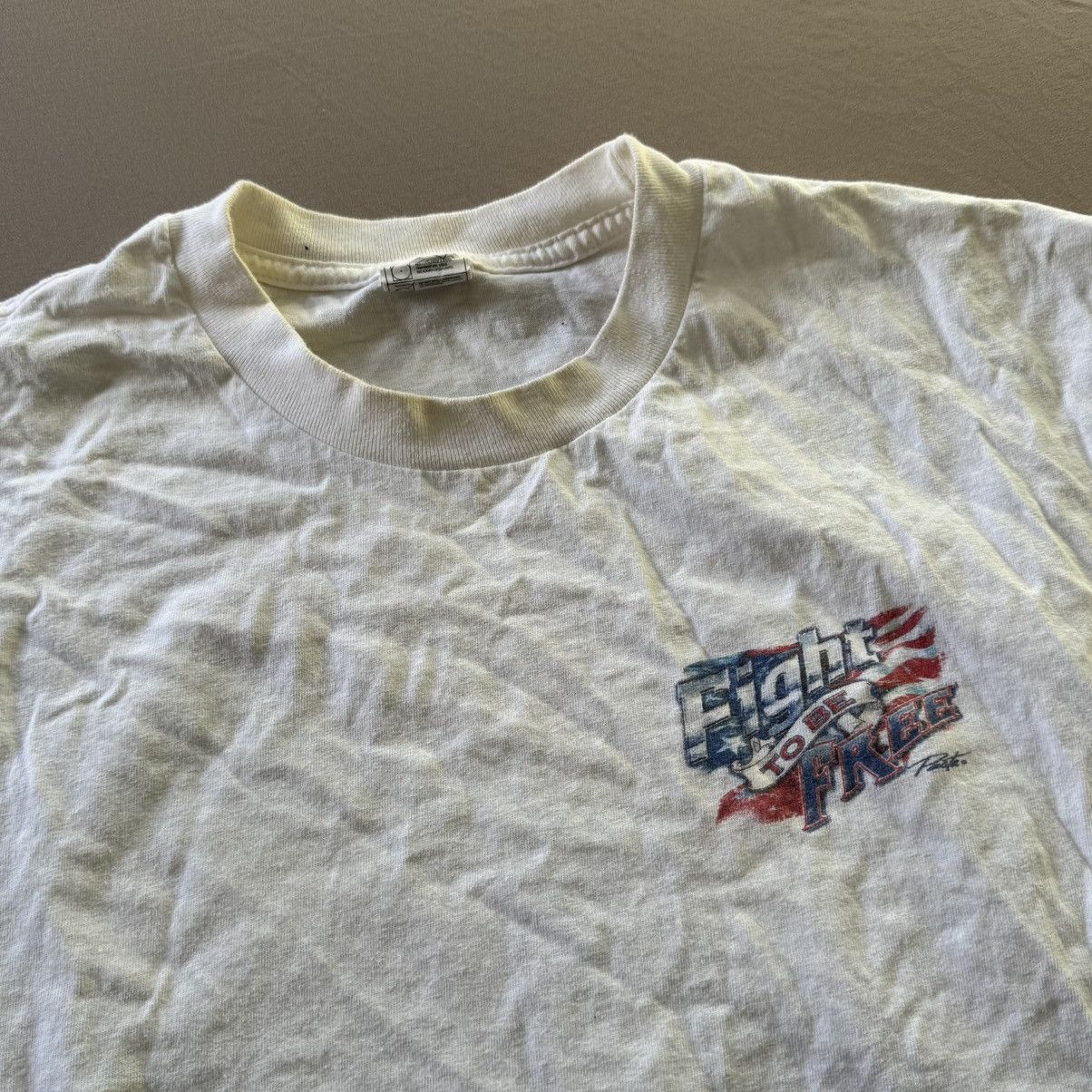 Vintage Reel Life Art Patriotic Fishing Muscle Tee Size US XL / EU 56 / 4 - 3 Thumbnail