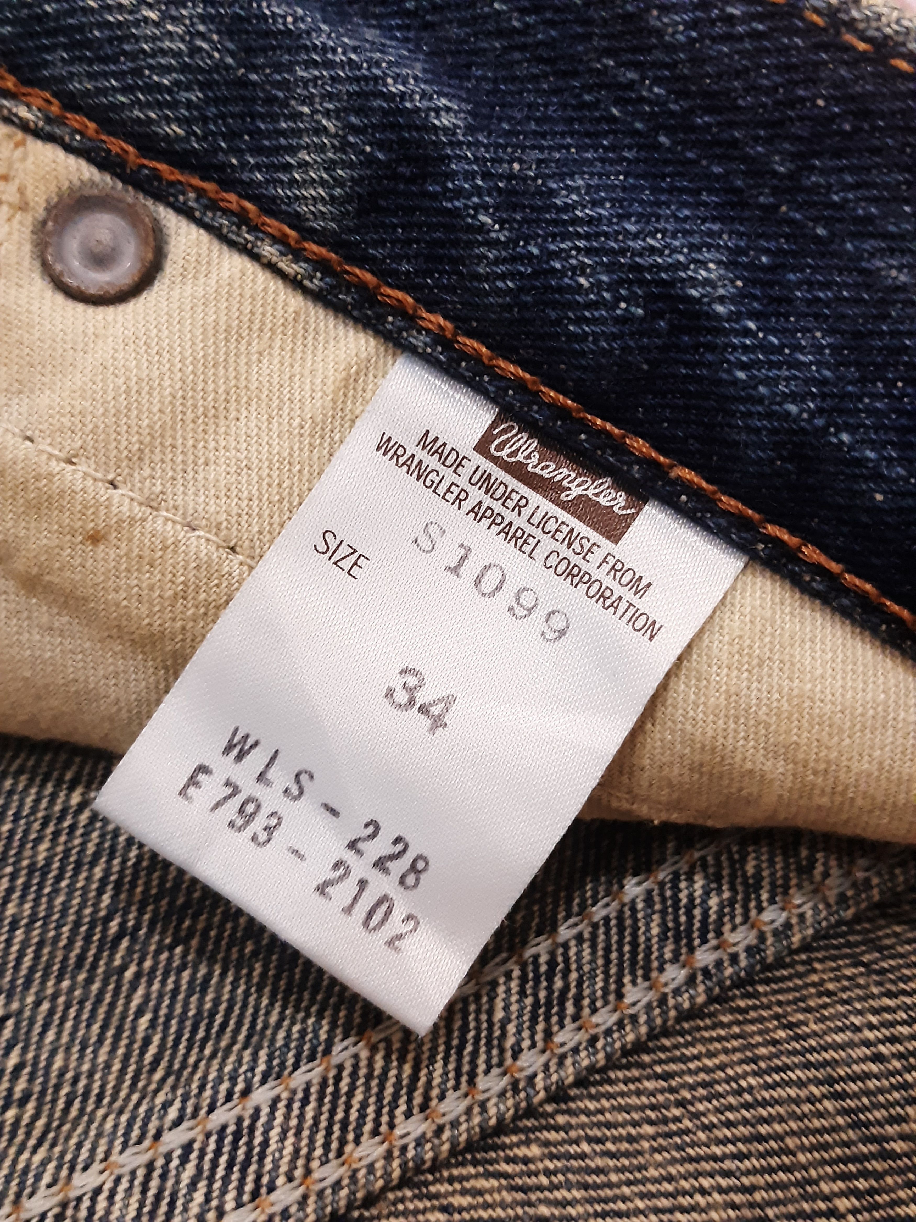 Japanese Brand Bootcut Flare Jeans Wrangler Vintage Size US 35 - 11 Thumbnail