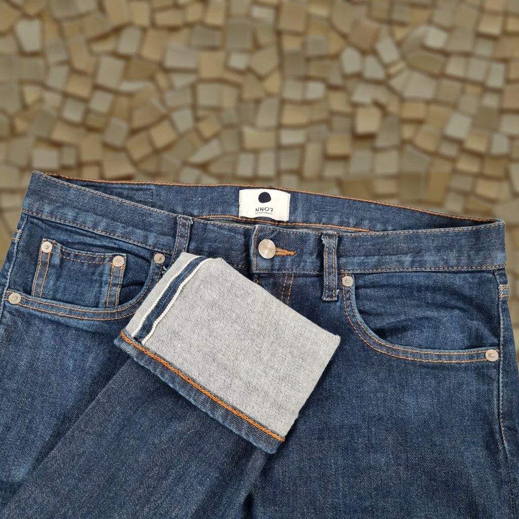 NN07 NN07 Jeans Slim Fit Stretch Denim W33 L32 Blue Mens Jeans NN07 Slim Fit Jeans 5-Pocket Zip Fly 98% Cotton 2% Elastane Boys Girls (adjusted) Size US 33 - 1 Thumbnail