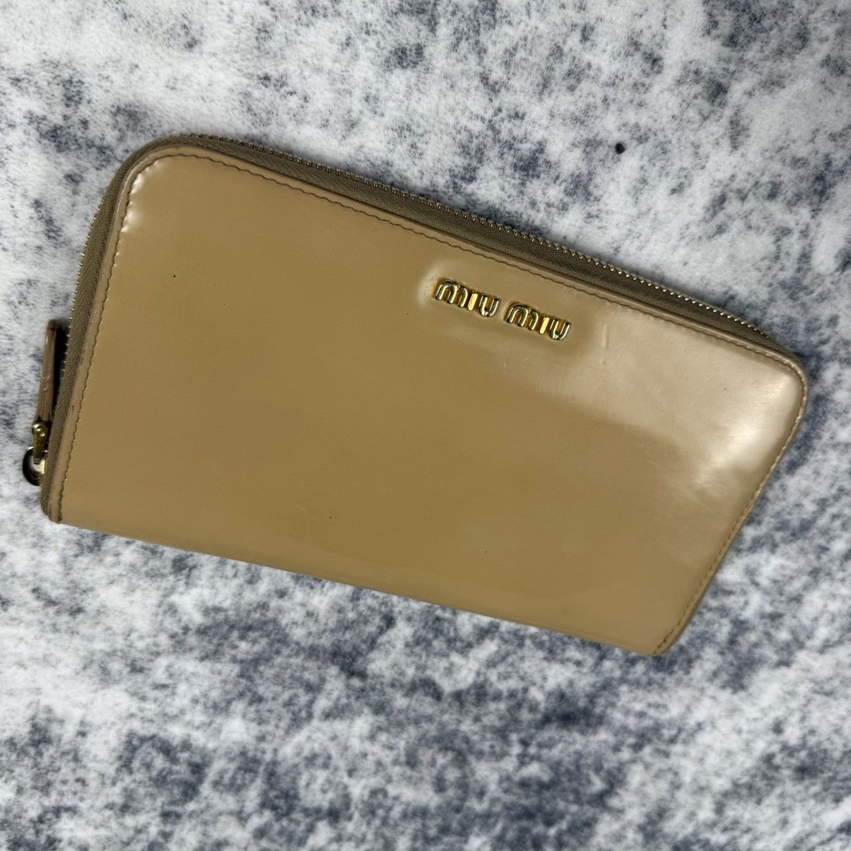 Miu Miu Miu Miu Leather Wallet Size ONE SIZE - 3 Thumbnail