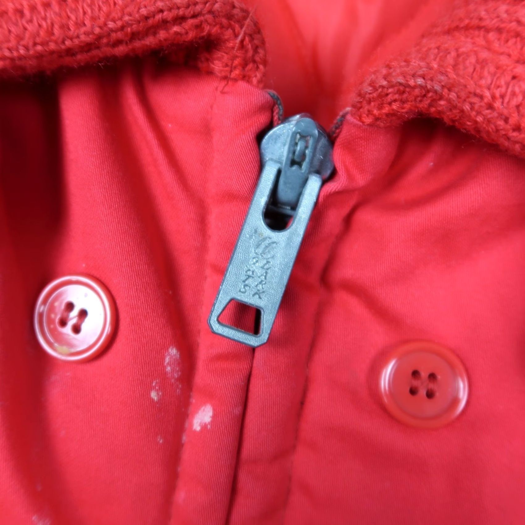 Sears VINTAGE Sears Ted Williams Hunting Jacket Insulated Red 42 Size Mens Quilted Cotton Mid-Length Bib Zipper Size US XS / EU 42 / 0 - 4 Thumbnail