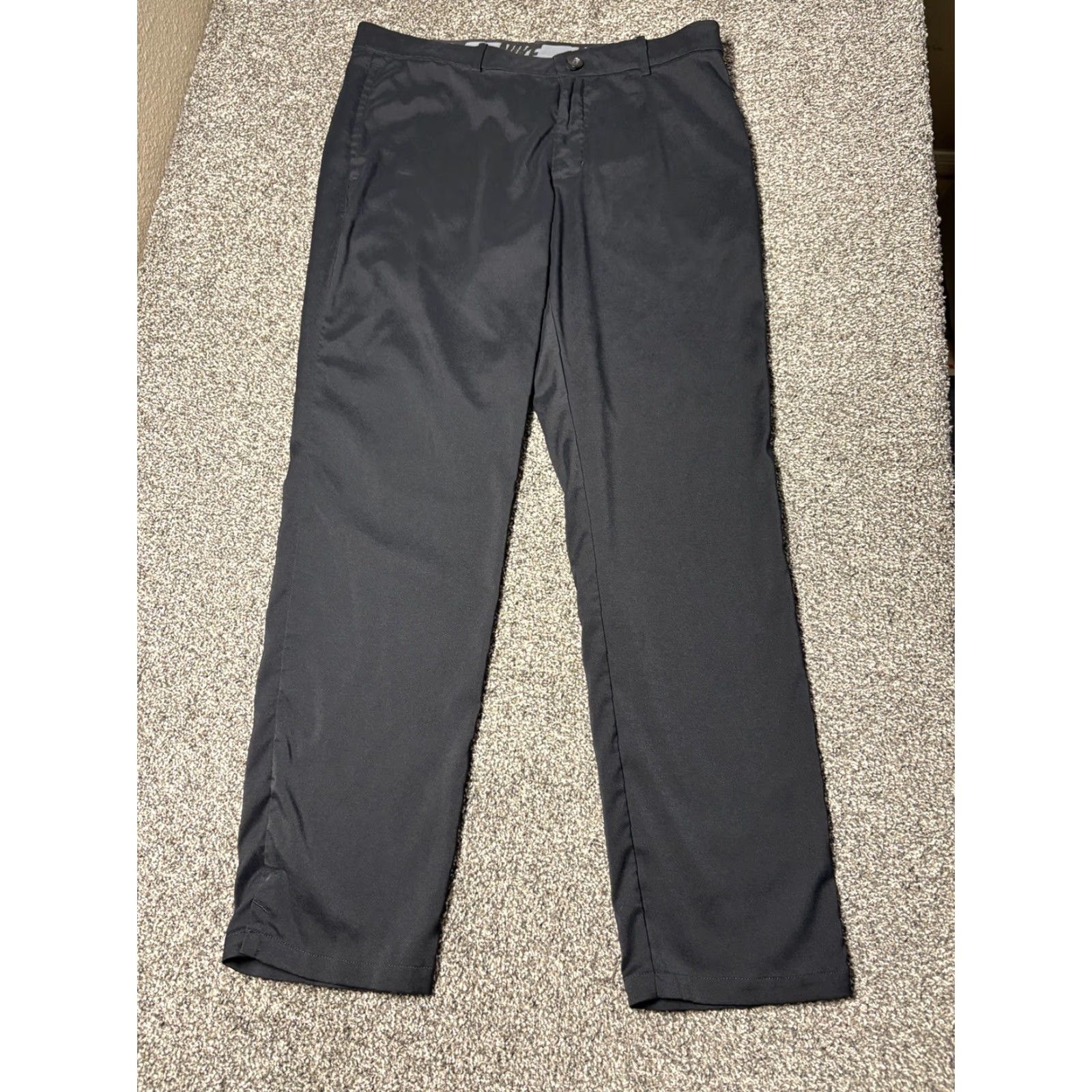 Nike Nike Flex Hybrid Golf Pants Men 36x32 Black Chino Stretch Athletic Pockets Belt Loops Front Flat Front Dri-FIT Size US 36 / EU 52 - 2 Thumbnail