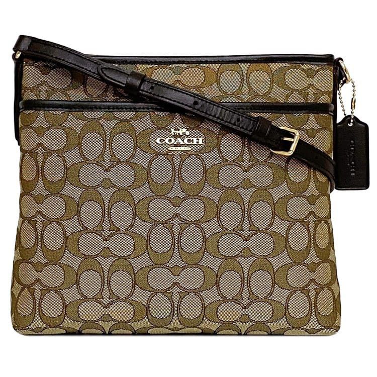 Coach COACH Shoulder Bag Neutrals Cotton Size ONE SIZE - 1 Thumbnail