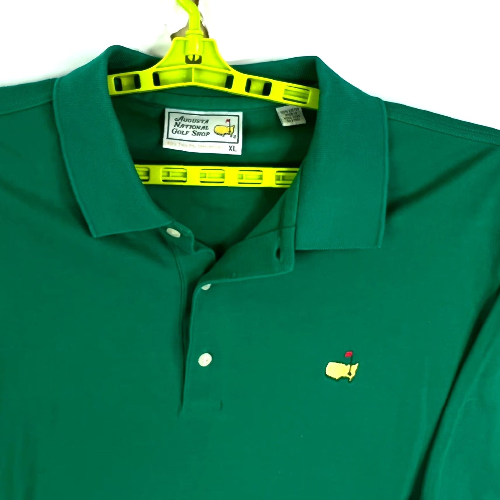 Augusta Sportswear VINTAGE? No, Augusta Sportswear Polo Shirt Mens XL Green Golf Logo 100% Cotton Short Sleeve Knit Shirt Polo Size US XL / EU 56 / 4 - 3 Thumbnail