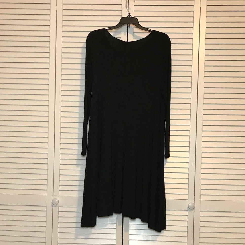 Other Philosophy Black Round Neck Long Sleeve A-line Dress L Size L / US 10 / IT 46 - 2 Thumbnail