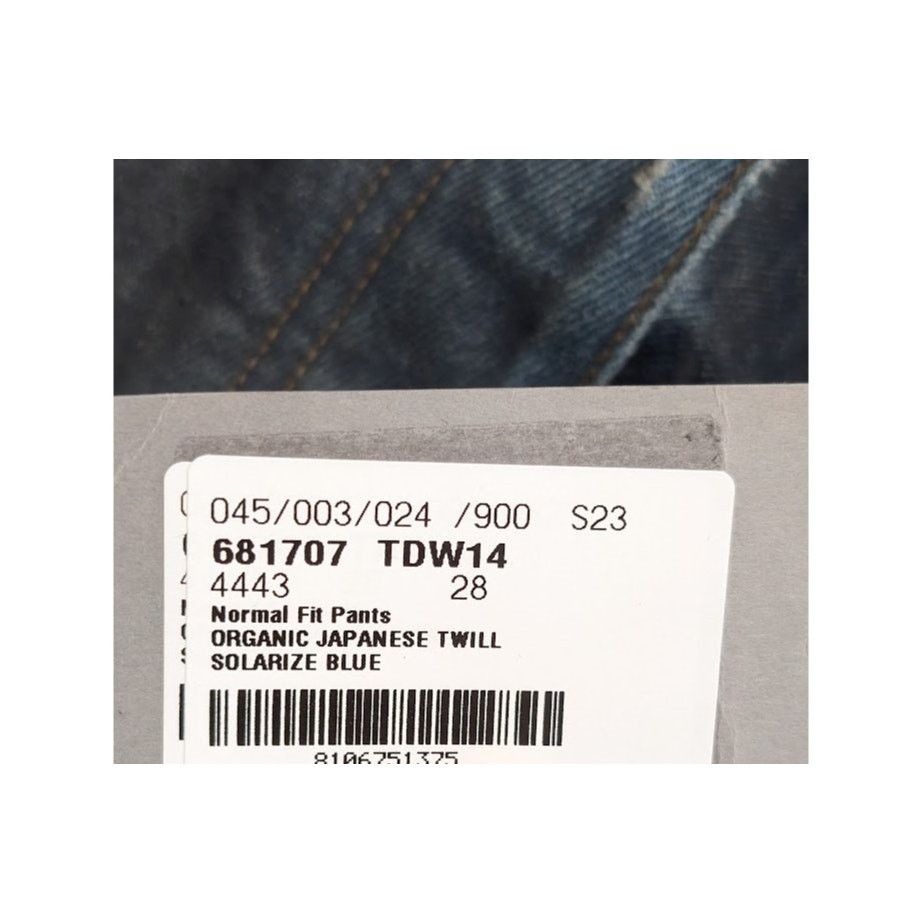 Balenciaga o1rshd1 Normal Fit Pants Organic Japanese Twill in Blue Size US 28 / EU 44 - 23 Thumbnail