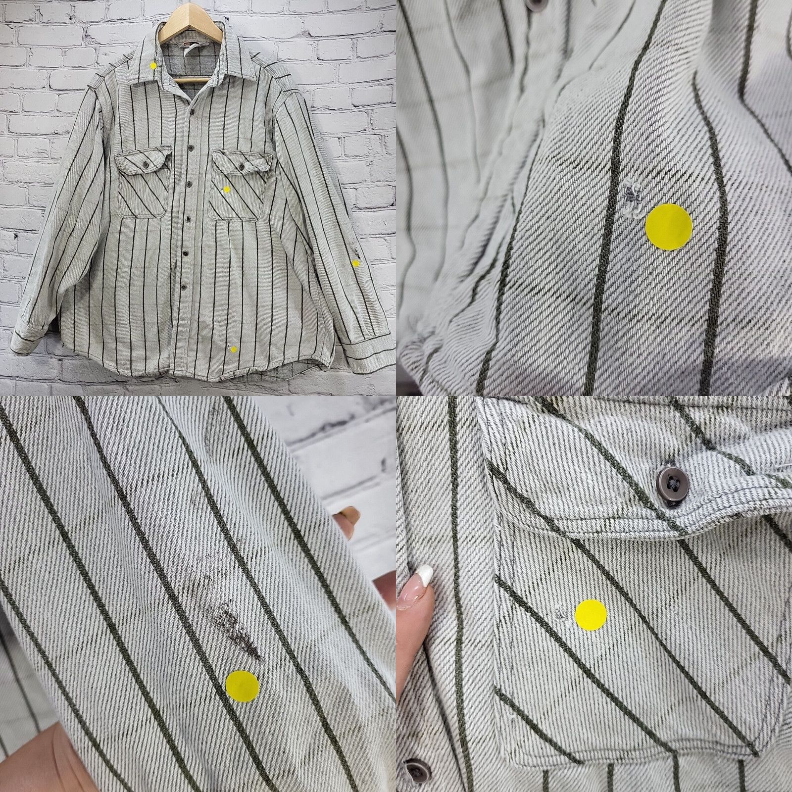 Carhartt Vintage Carhartt Shacket Rugged Workwear Shirt Sz XL Size US XL / EU 56 / 4 - 4 Thumbnail