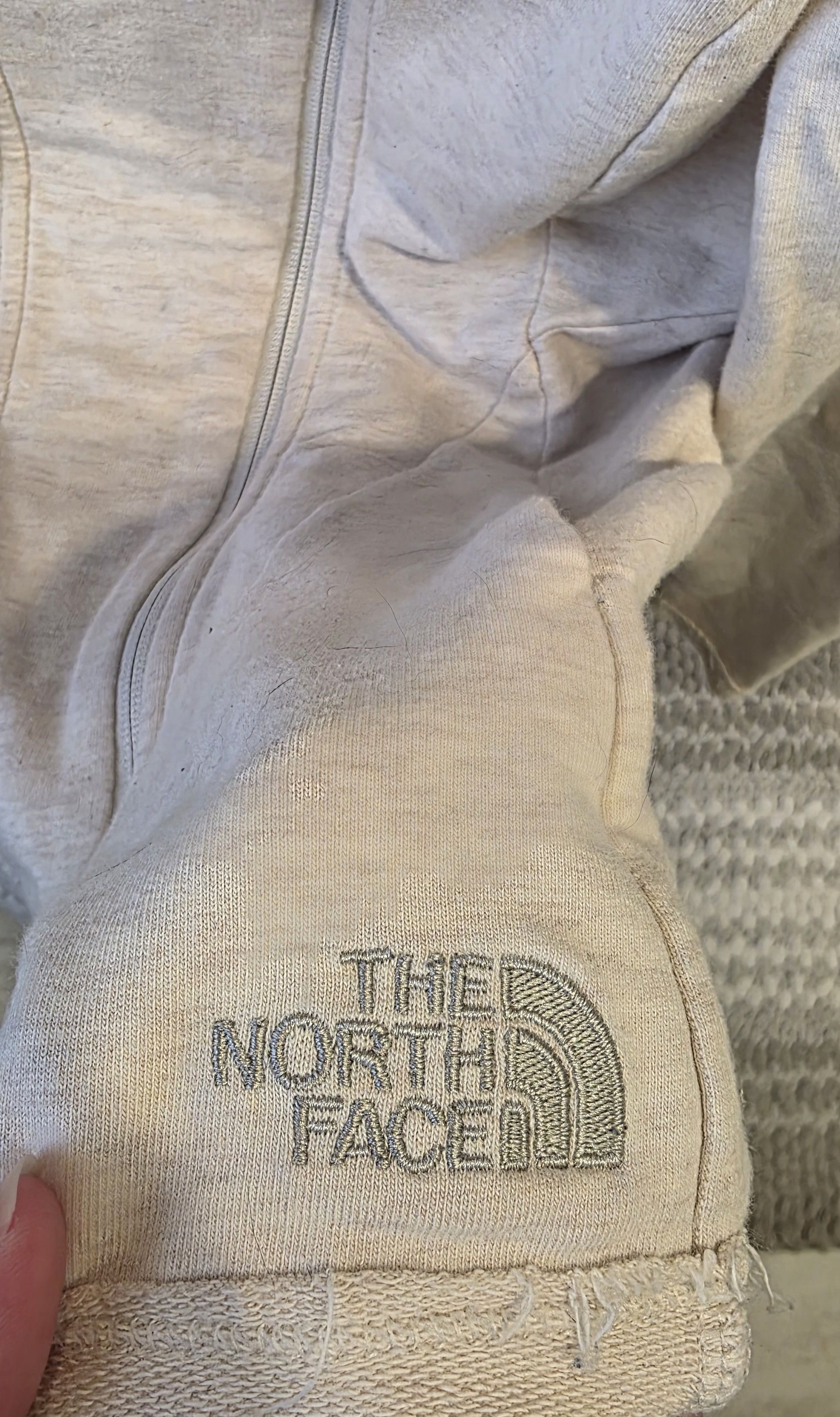 The North Face The North Face Oatmeal Diagonal Zip Athletic Sweater XS Size XS / US 0-2 / IT 36-38 - 4 Thumbnail