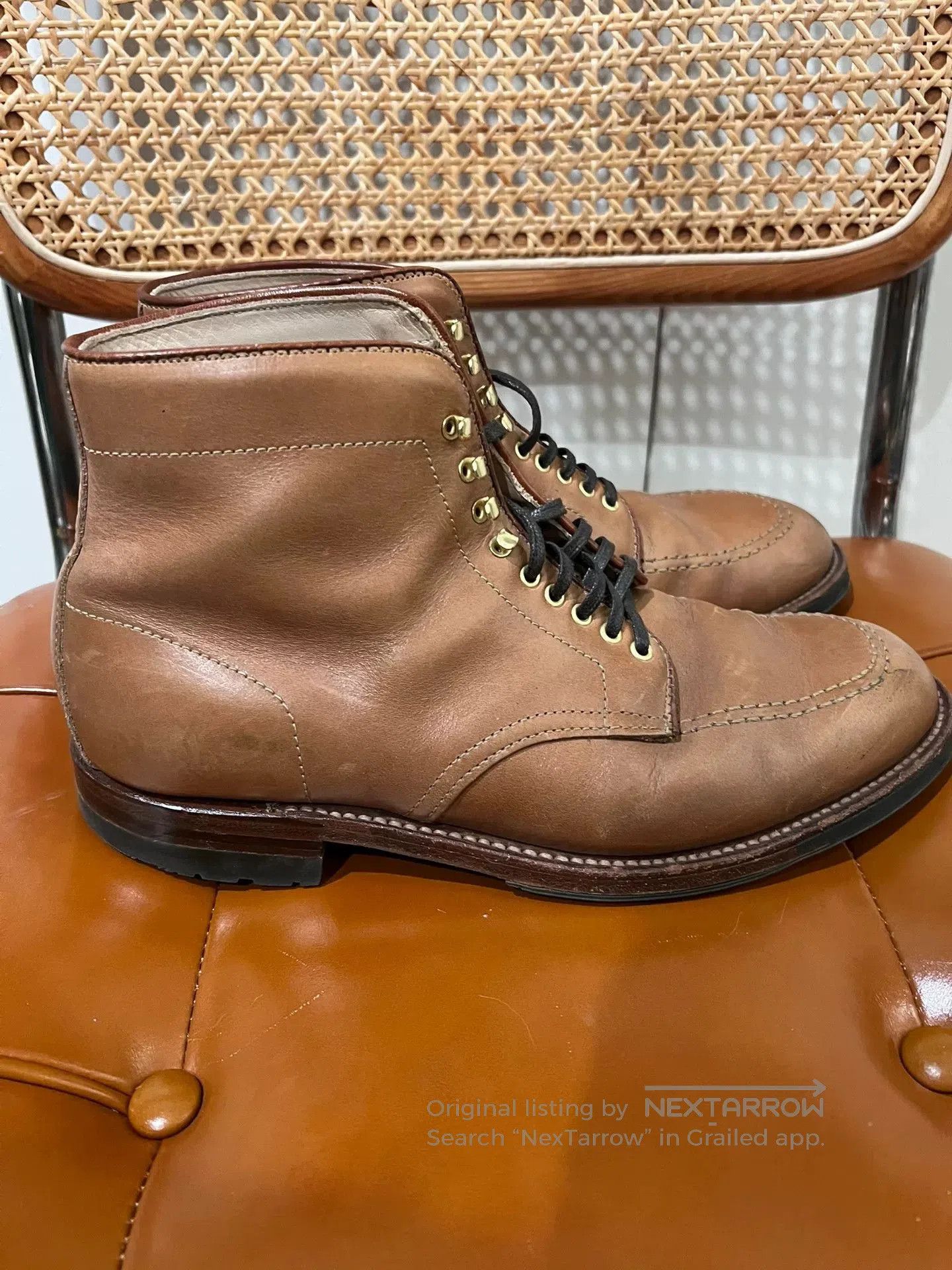 Alden Alden Indy Boot Size 7.5 Gold Buckle. Size US 7.5 / EU 40-41 - 3 Thumbnail
