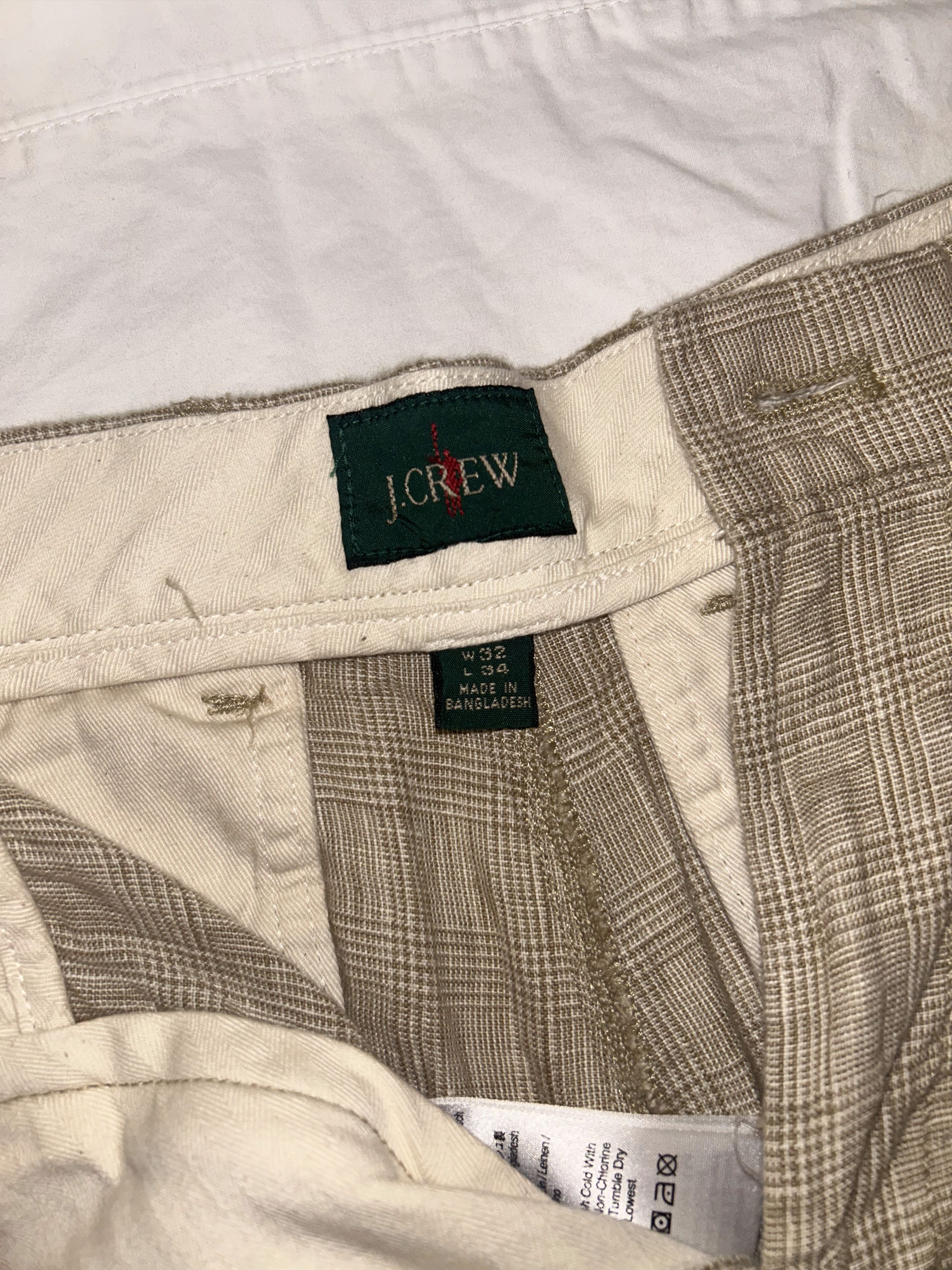 J.Crew Classic Fit Linen Trouser Size US 33 - 2 Thumbnail