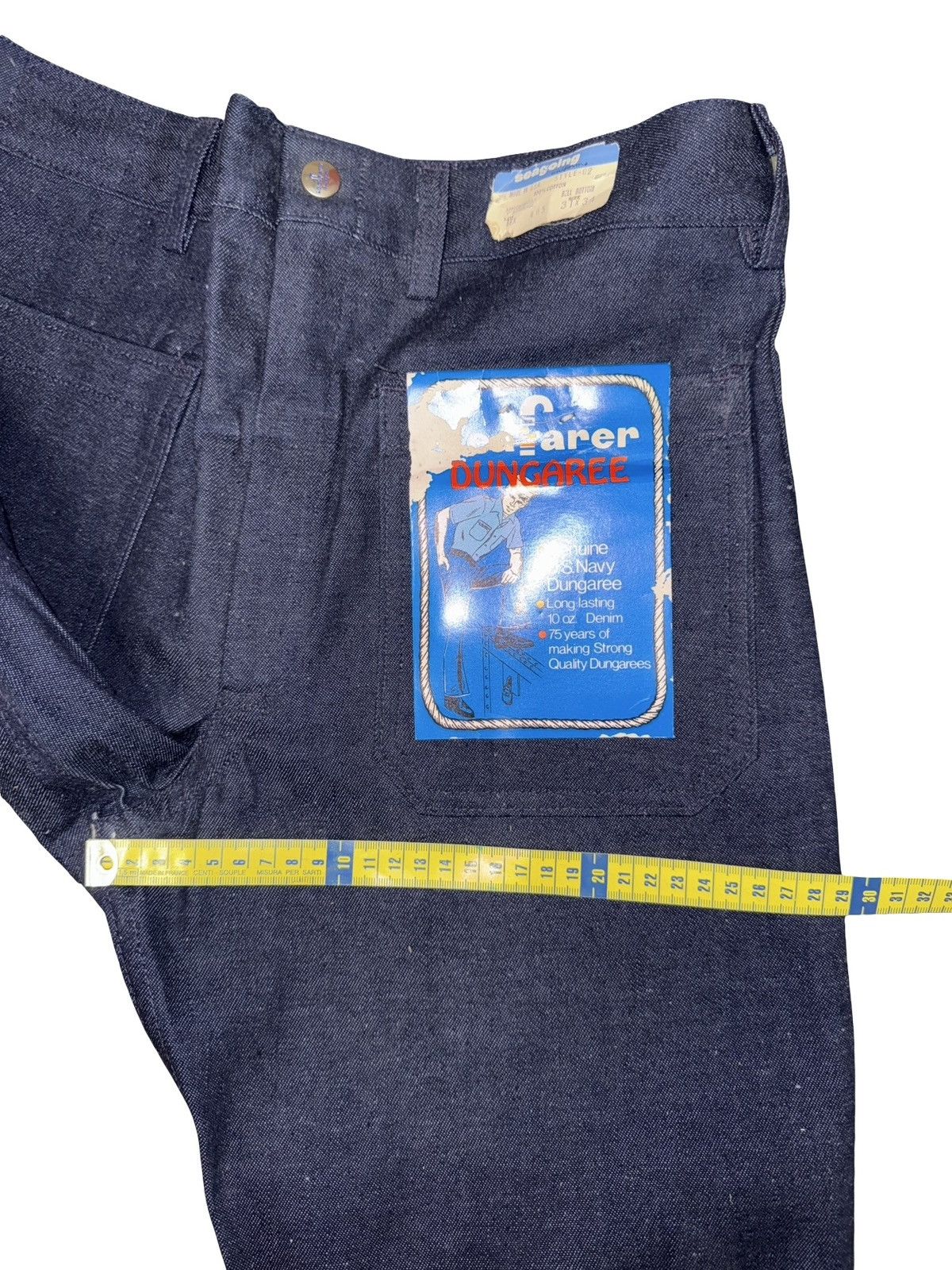 Vintage Vintage 70s US Navy Seafarer Bell Bottom Denim Pants USA 31 Size US 31 - 7 Thumbnail