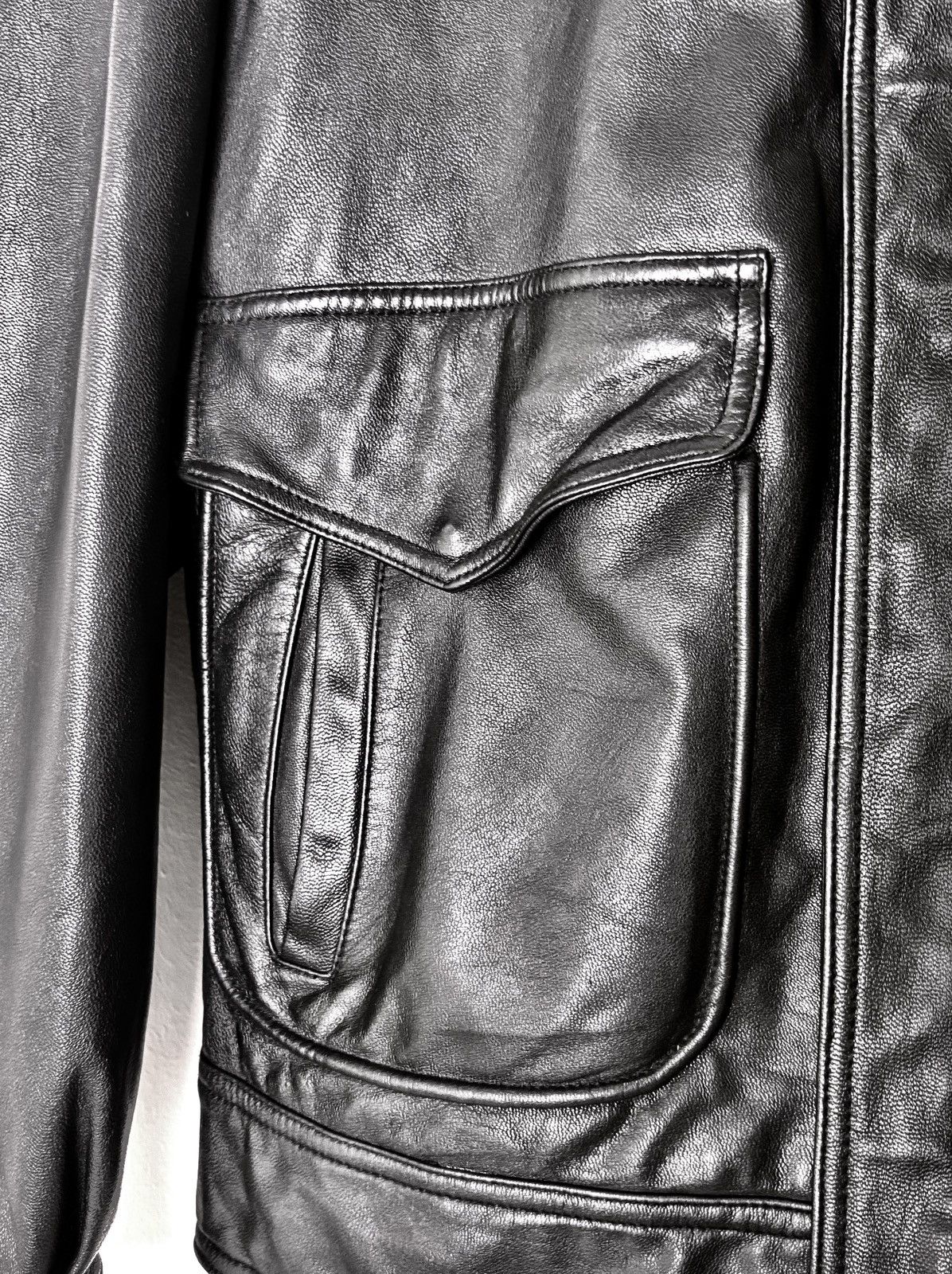 Genuine Leather Murphy & Hartelius Leather Aviator Bomber Jacket Size US L / EU 52-54 / 3 - 6 Thumbnail