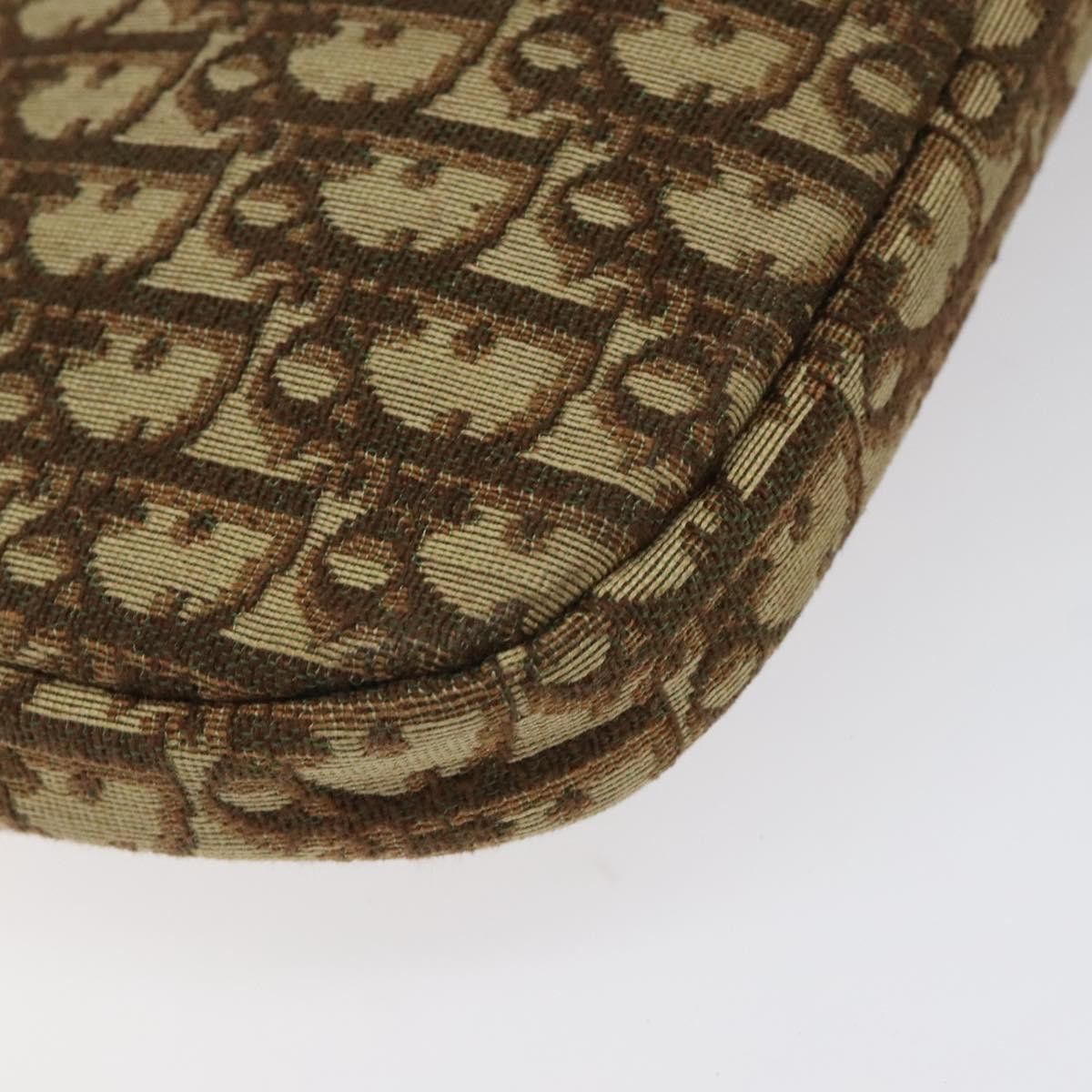 Dior DIOR Trotter Canvas Shoulder Bag Brown Gold Size ONE SIZE - 9 Thumbnail