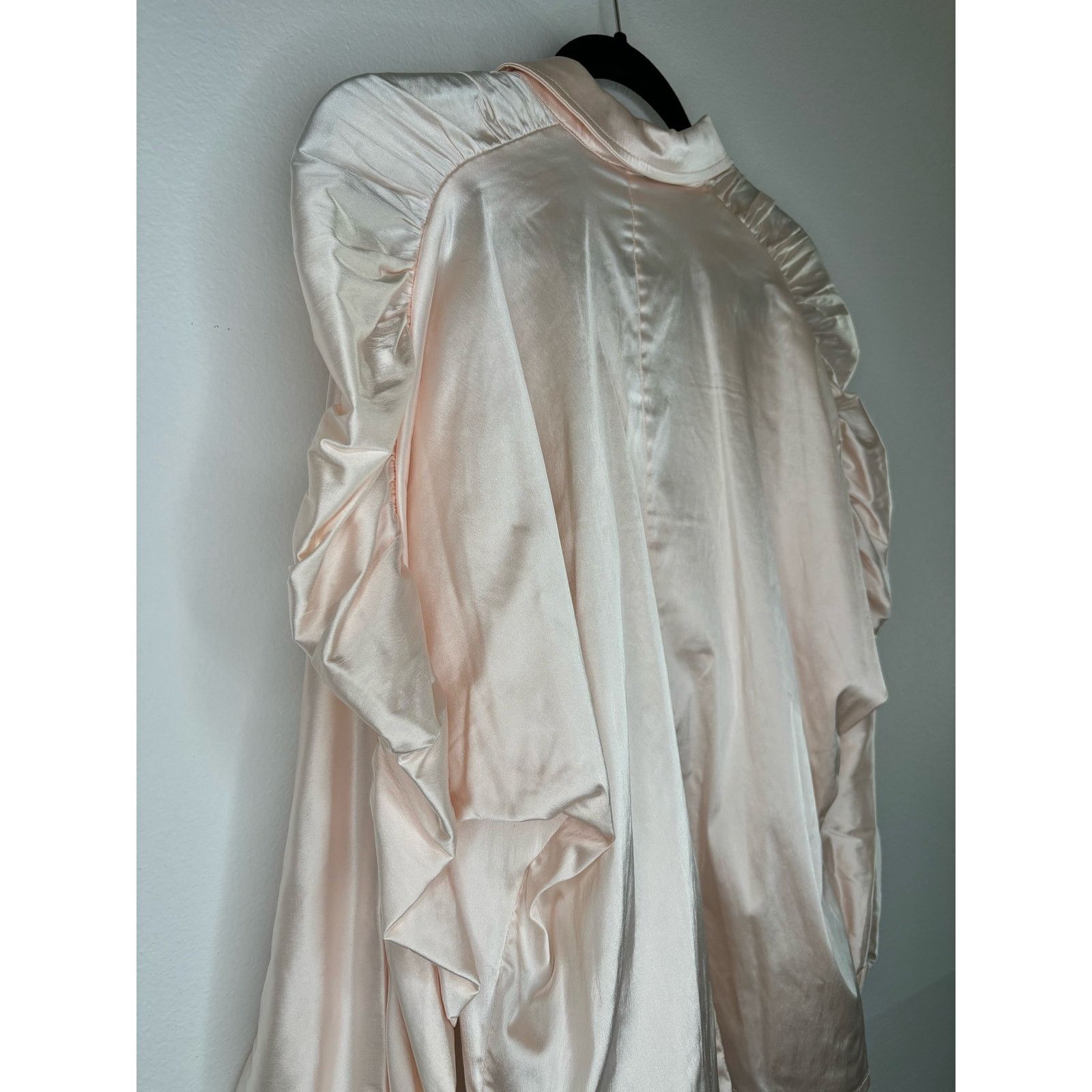 & Other Stories AS by DF Pink Button Up with Ruching Sleeves Size S / US 4 / IT 40 - 3 Thumbnail