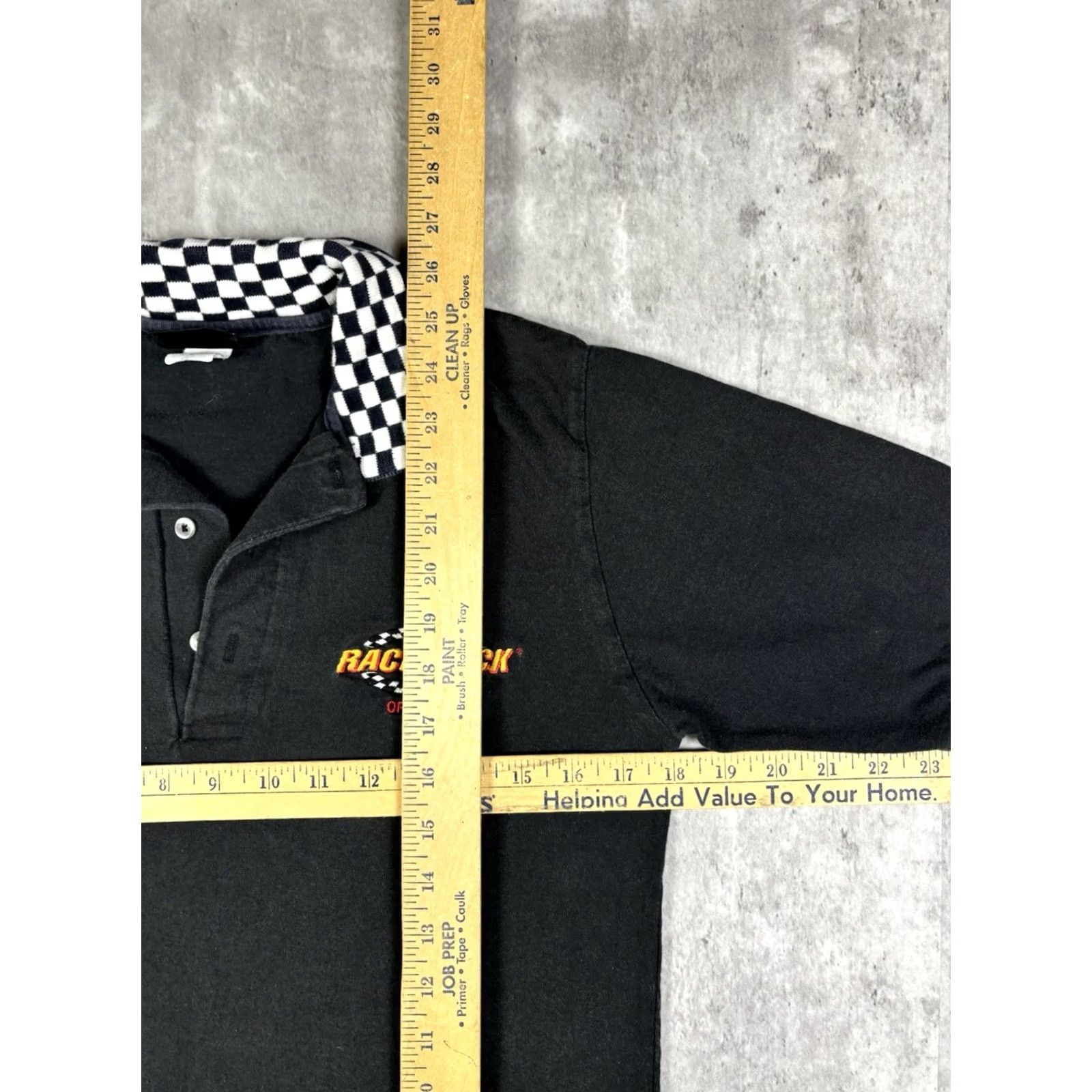 Vintage VINTAGE Race Rock Polo Shirt S Black 100% Cotton Short Sleeve Collared Men Rock 90s Size US S / EU 44-46 / 1 - 6 Thumbnail