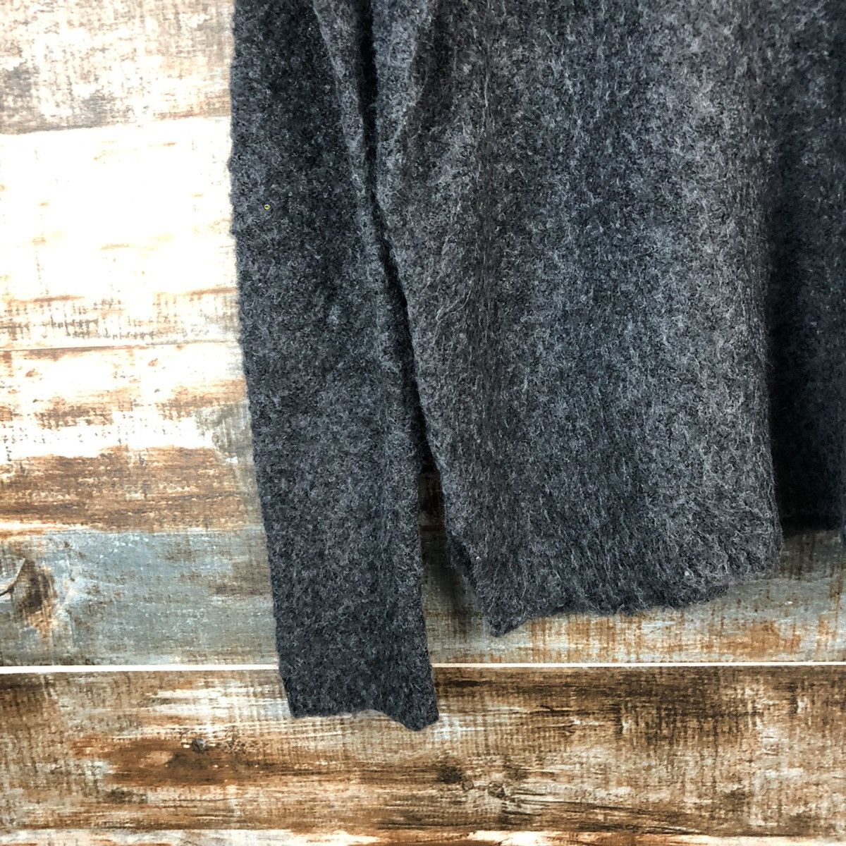 Homespun Knitwear × Uniqlo Uniqlo mohair Grey Knitwear #A2217 Size US M / EU 48-50 / 2 - 7 Thumbnail