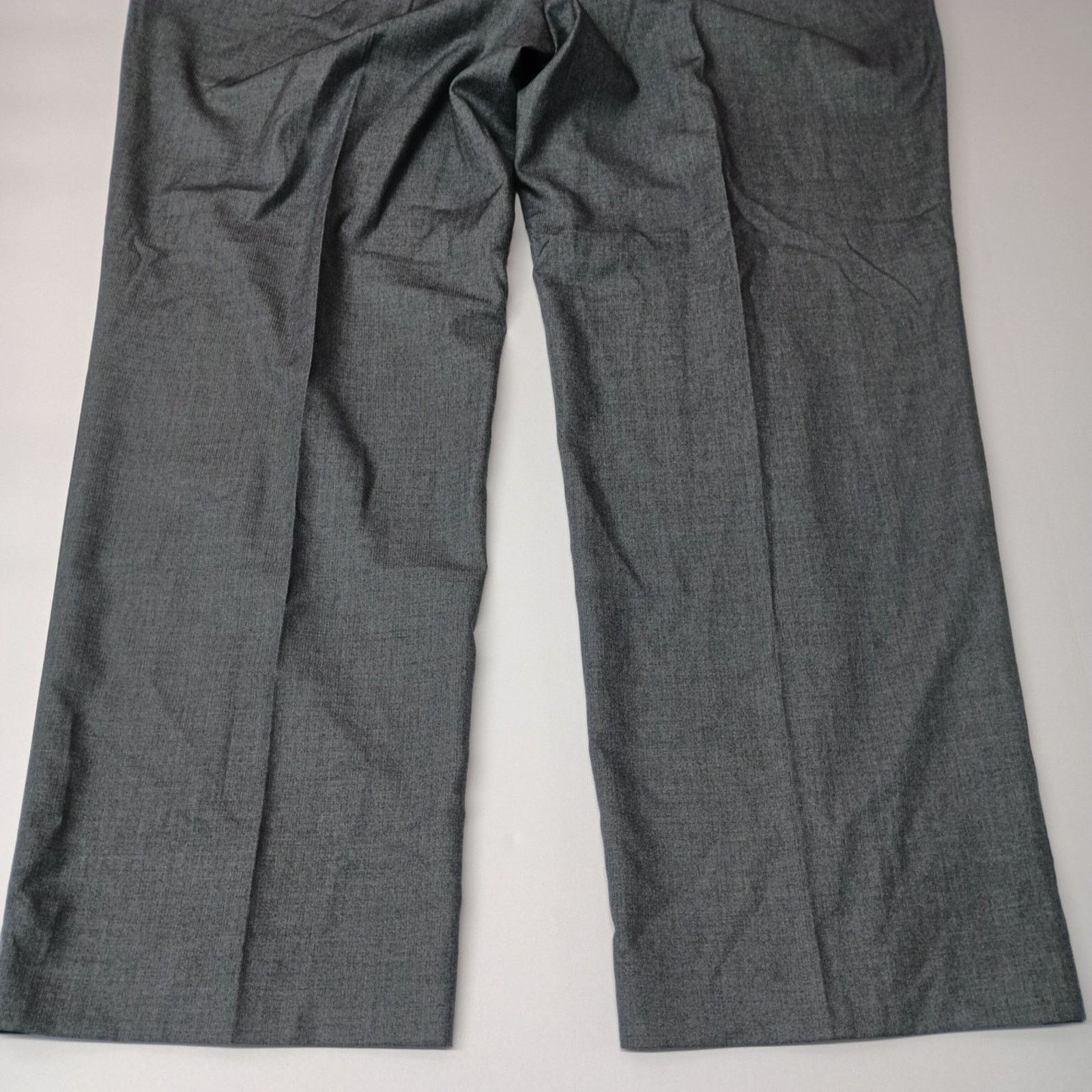 Perry Ellis Perry Ellis Portfolio Premilux Dress Pant Men's 44x30 Gray Size US 44 / EU 60 - 6 Thumbnail