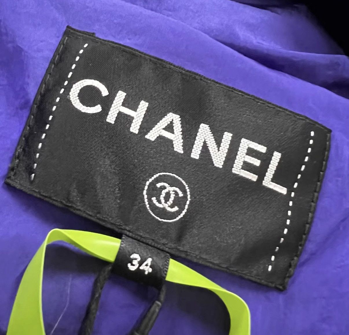 Chanel CHANEL Purple Down Jacket J41 Size XXS / US 00 / IT 34 - 4 Thumbnail