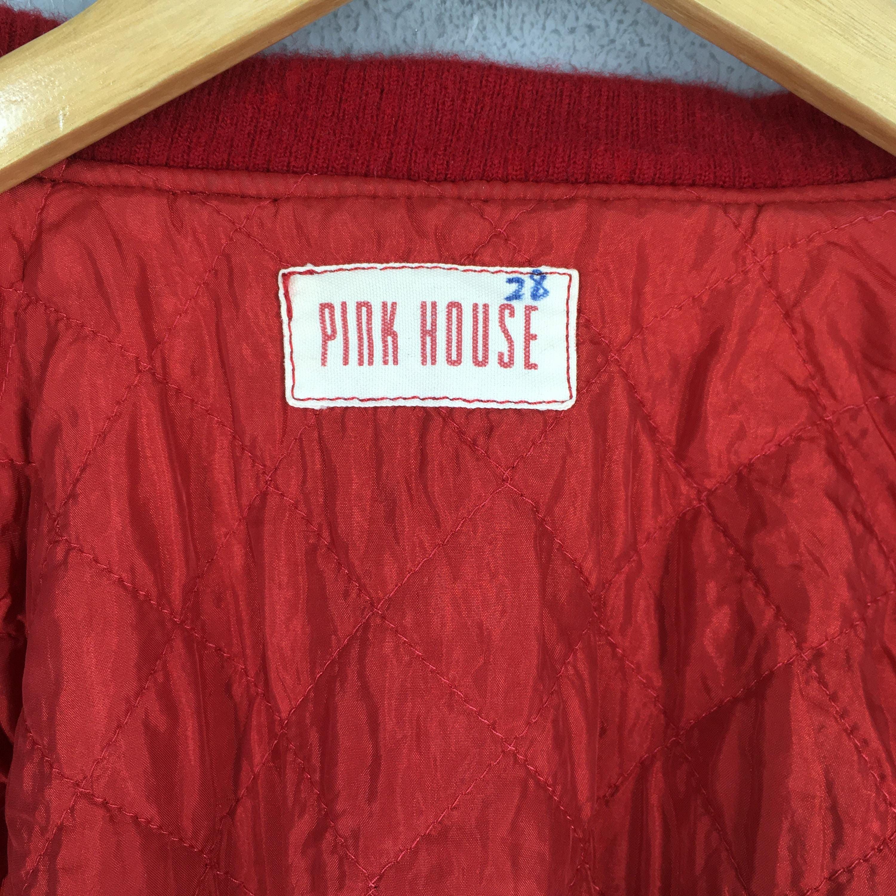 Pink House Vintage Pink House Japan Red Bomber Jacket Medium Size US M / EU 48-50 / 2 - 5 Thumbnail