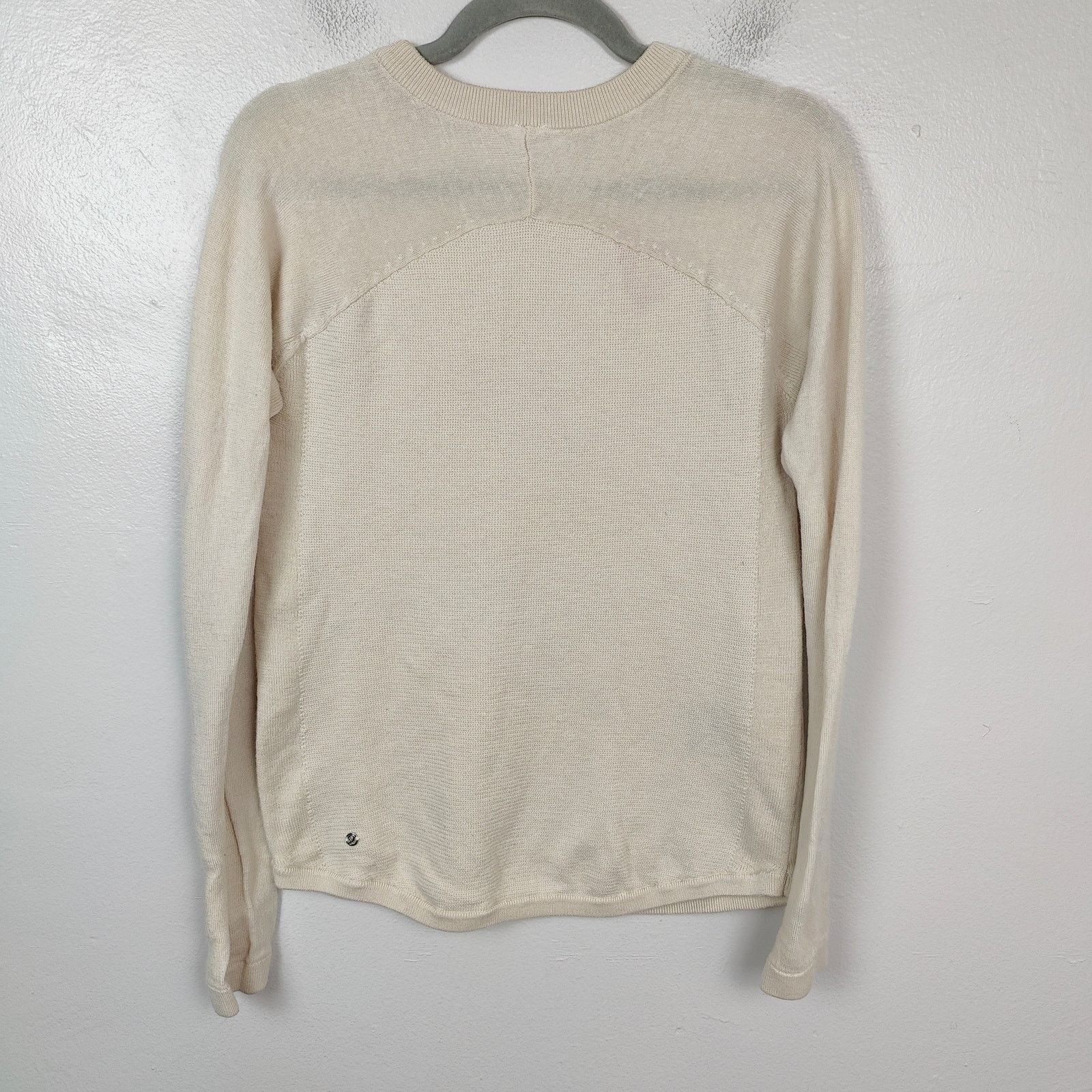 Lululemon Lululemon Sit In Lotus Sweater Womens 8 Heathered Ivory Size M / US 6-8 / IT 42-44 - 5 Thumbnail