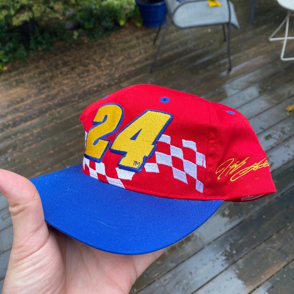 NASCAR × Vintage Jeff Gordon 24 Vintage Competitors View Auto Racing Snapbac Size ONE SIZE - 4 Thumbnail