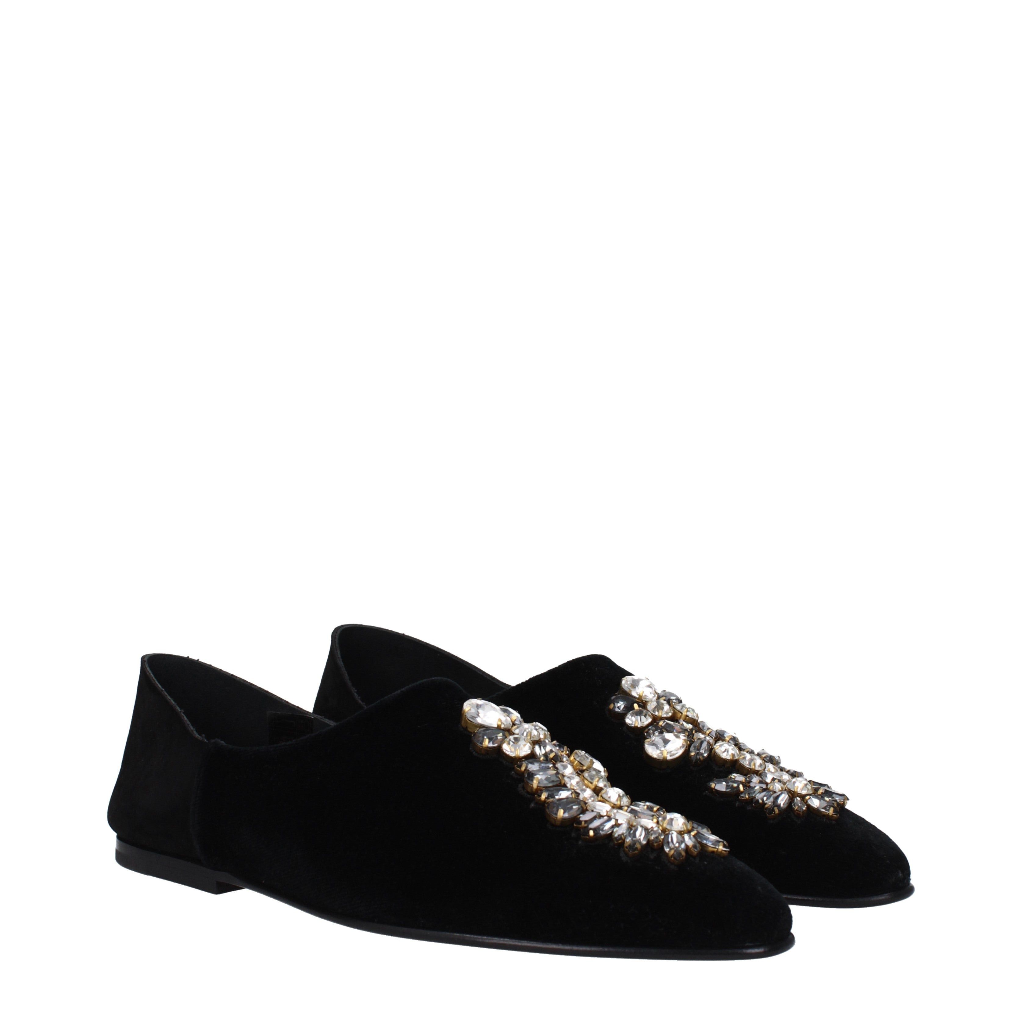 Slip-ons in Velvet