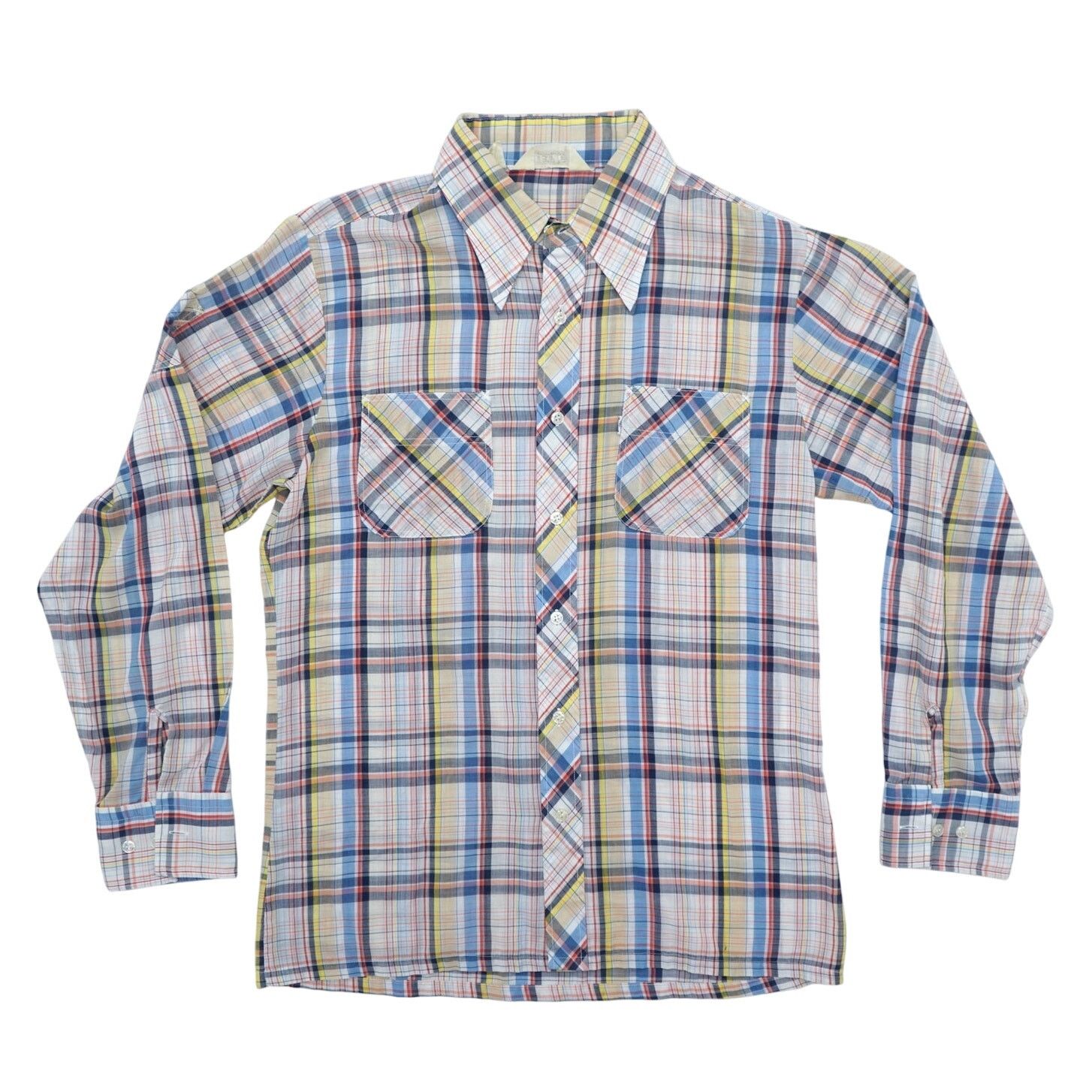 Levi's × Vintage Vintage 70's Levi's Big E Plaid Western Shirt Men's Large Size US L / EU 52-54 / 3 - 1 Thumbnail
