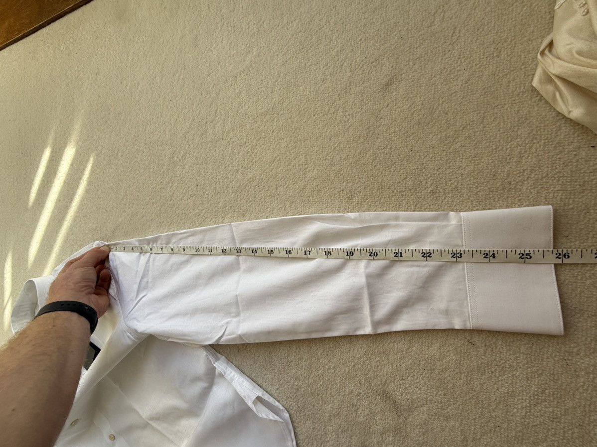 Saint Laurent Paris $760 SS23 BNWT Saint Laurent white shirt Sz 40 cotton poplin Size 40R - 10 Thumbnail