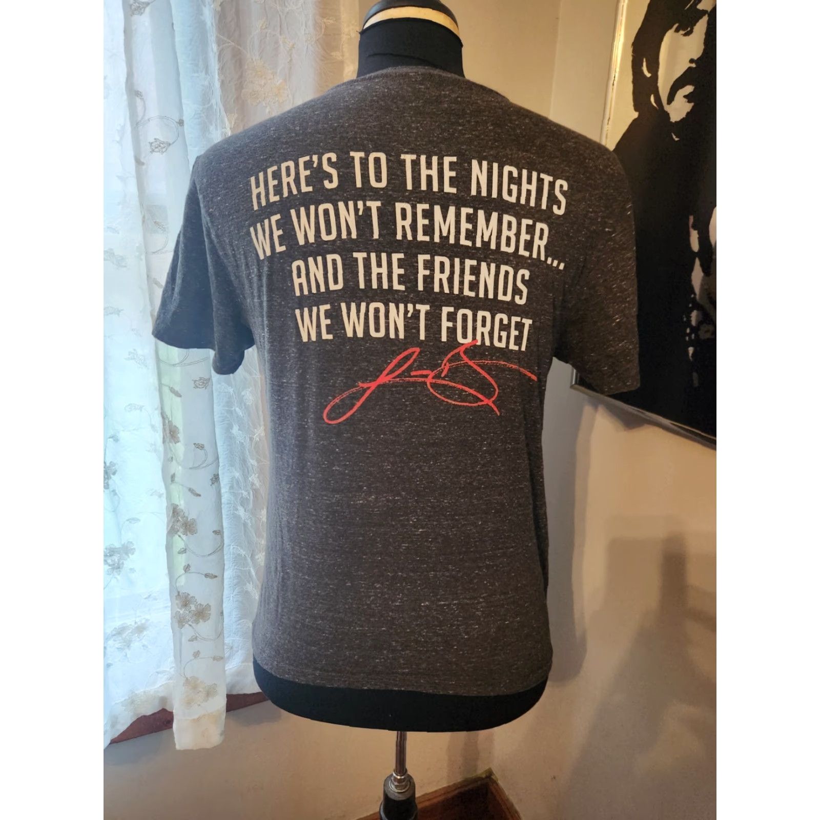 Lee Lee Brice Country Music Gray Double Sided T Shirt Man S Crew Neck Short Sleeve Cotton Polyester Graphic Print Regular Size Small Winter? Size US S / EU 44-46 / 1 - 3 Thumbnail