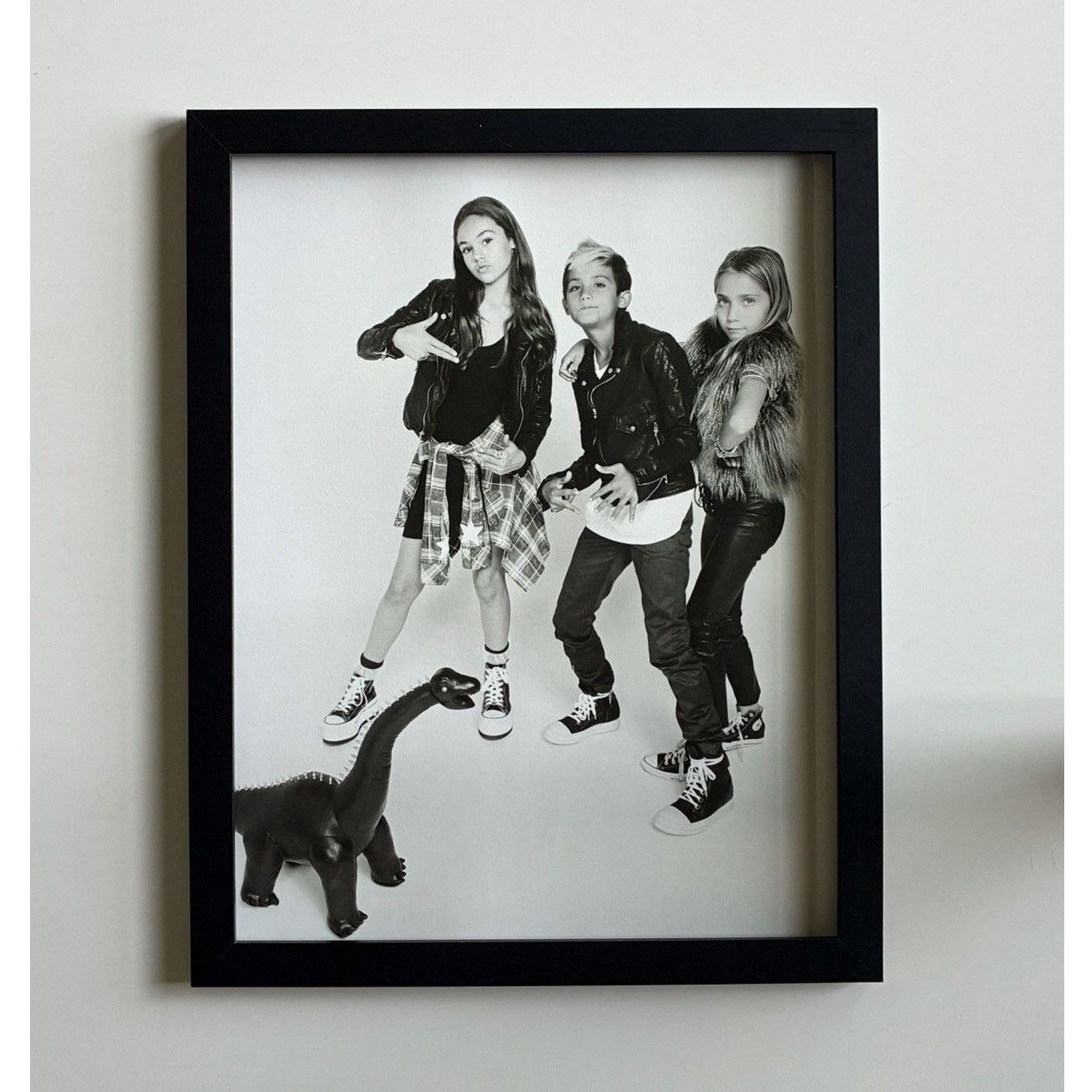 Chrome Hearts black/white photo Poster framed 9x11