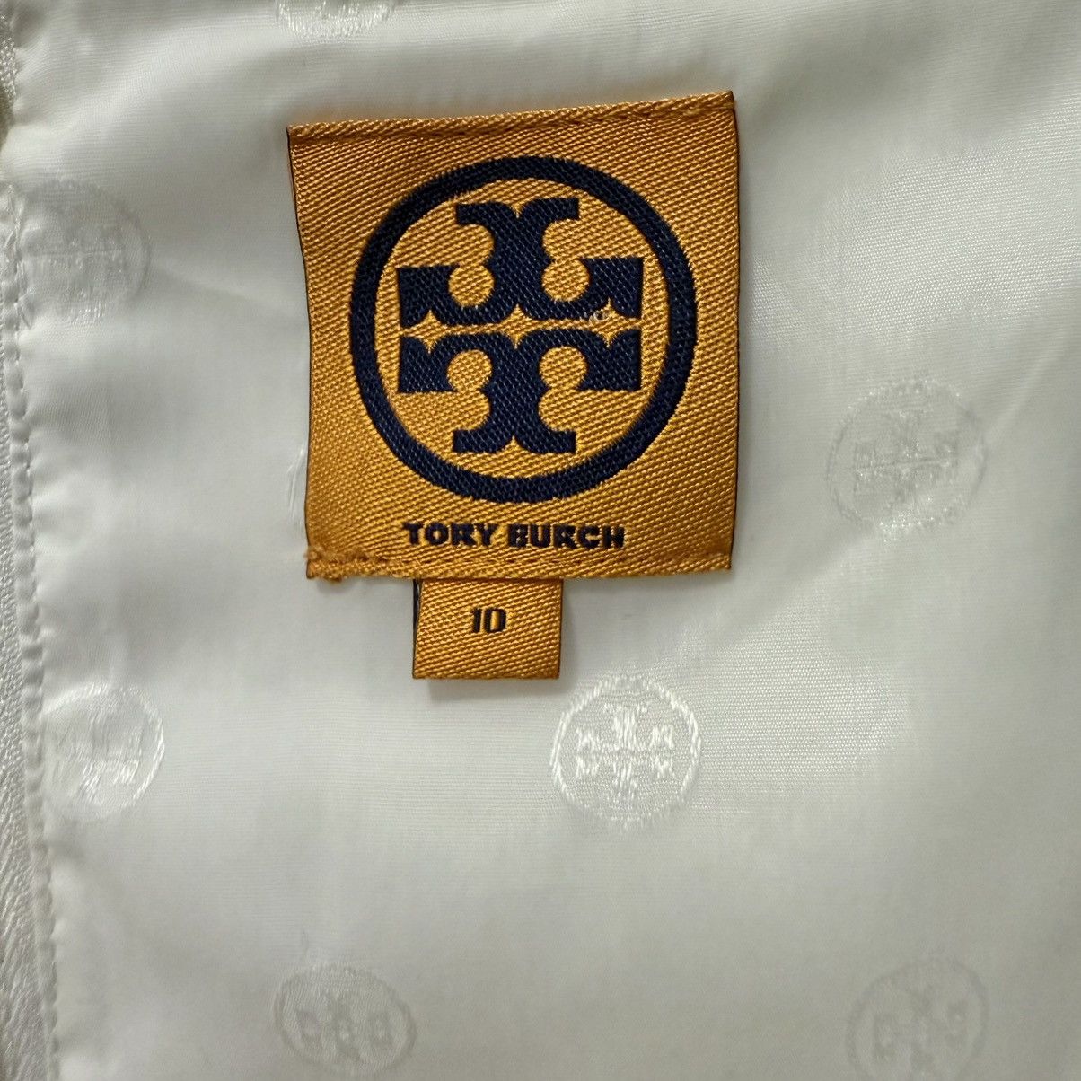 Tory Burch Tory Burch White Dress Size L / US 10 / IT 46 - 6 Thumbnail