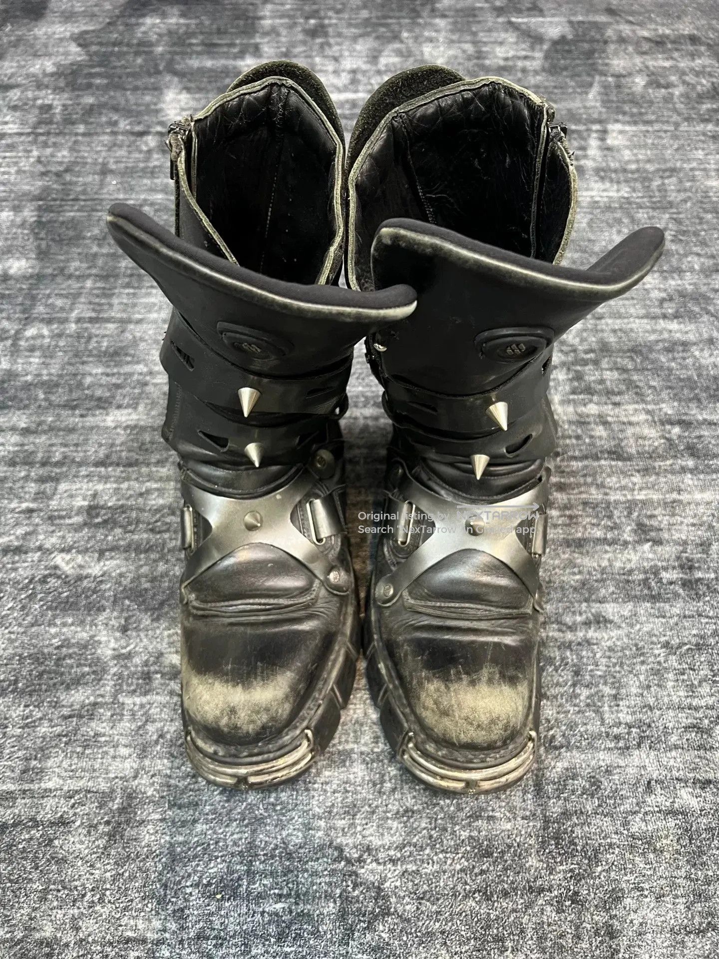 Rock Motorock Platform Boots in Black, Men's (Size 9) — image 2 of 6
