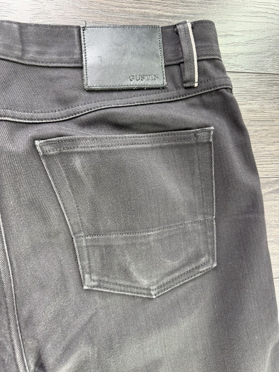 Gustin Gustin #286 BLACK X BLACK STRETCH Selvedge Size 34 Size US 34 / EU 50 - 5 Thumbnail
