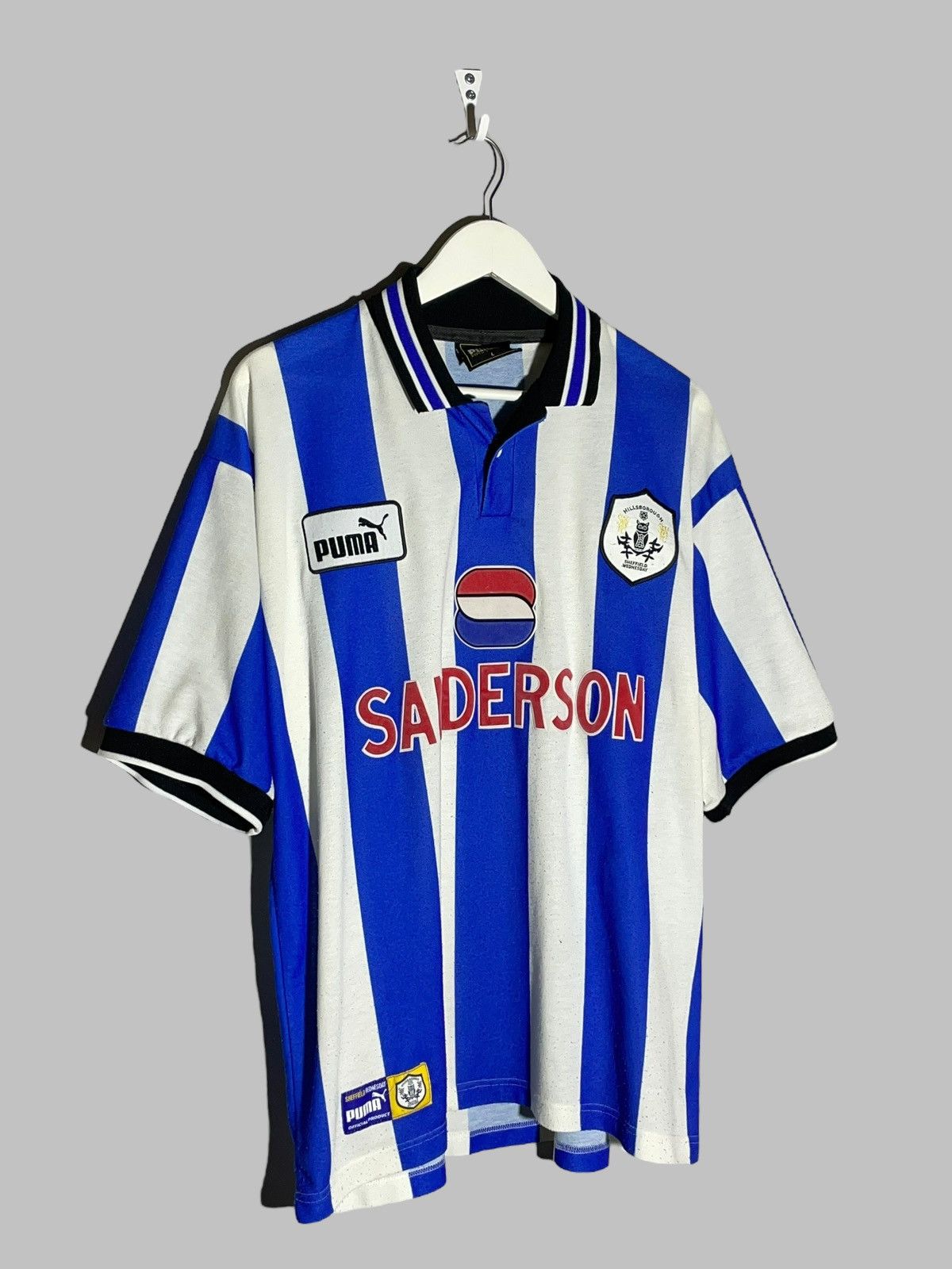 Puma × Vintage Sheffield Wednesday Puma 1997/98 Vintage Home Football Shirt Size US L / EU 52-54 / 3 - 2 Thumbnail