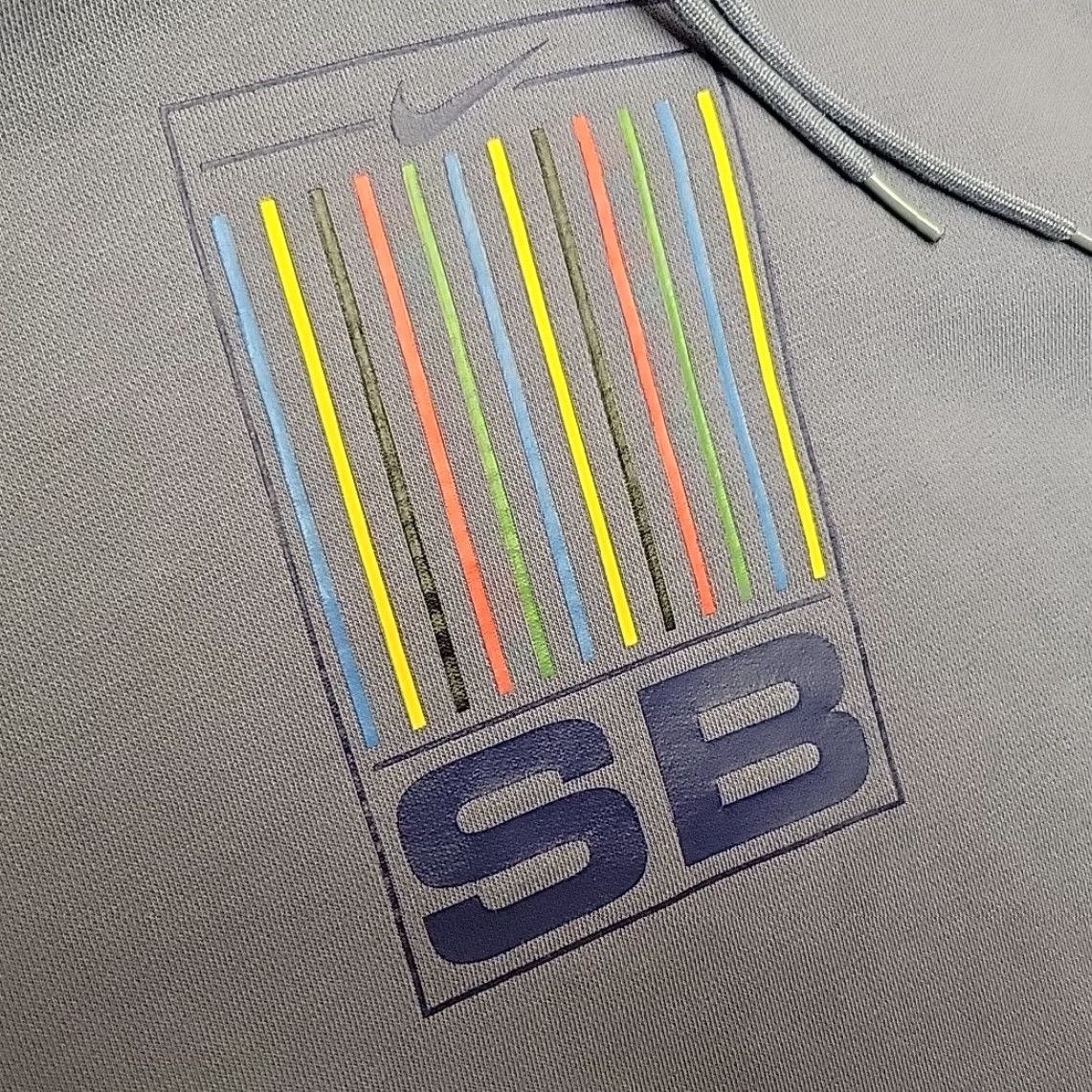 Nike VINTAGE Nike SB Hoodie Mens L Blue Embroidered Skate Fleece Sweatshirt Retro Size US L / EU 52-54 / 3 - 5 Thumbnail