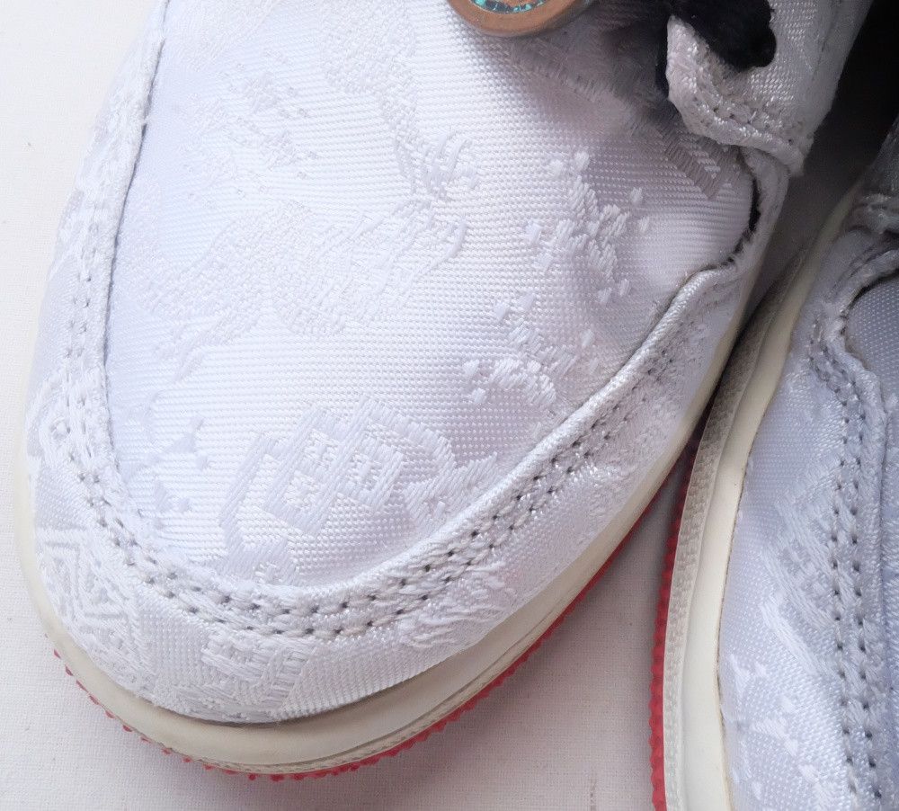 CLOT × Jordan Brand Nike Air Jordan 1 Mid x CLOT SE “Fearless” Edison Chen Size US 8 / EU 41 - 3 Thumbnail