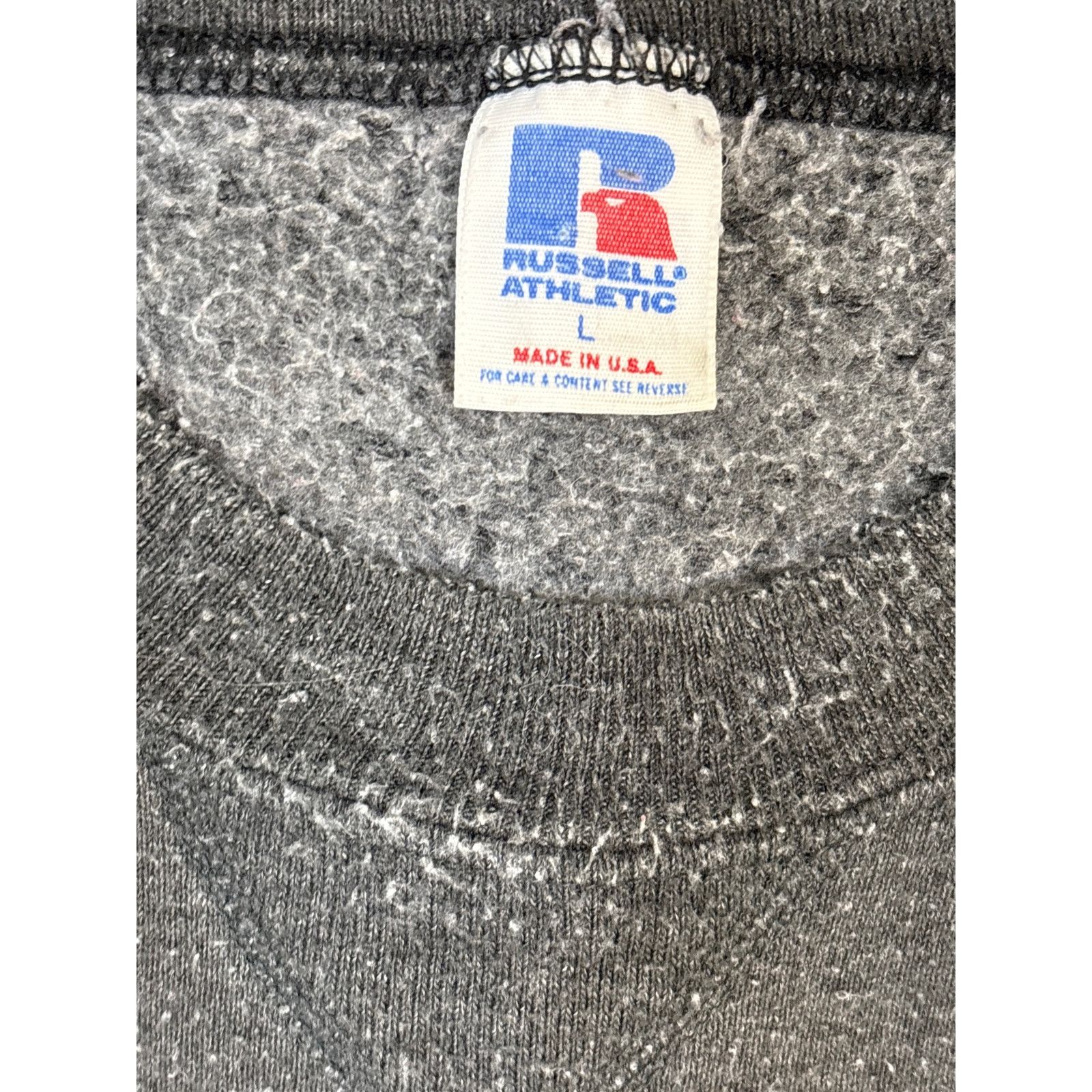 Russell Athletic Vintage 90s Big Jon 50 Russel Athletic Crewneck Grey Red Size US L / EU 52-54 / 3 - 2 Thumbnail