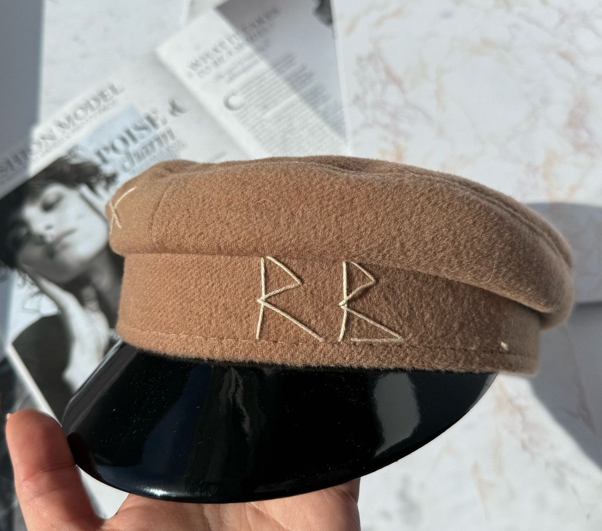 Ruslan Baginskiy Ruslan Baginskiy brown hat Size ONE SIZE - 5 Thumbnail