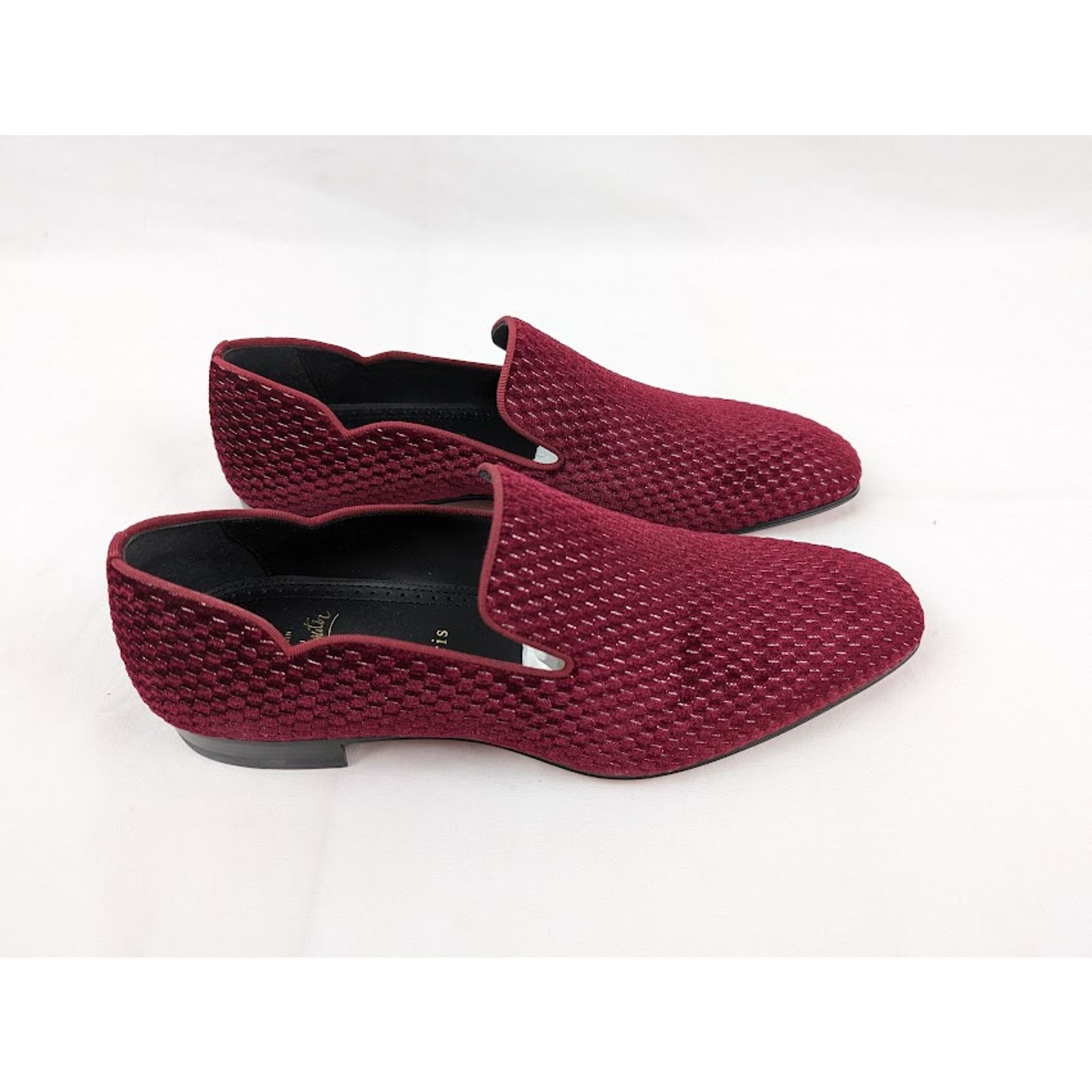 Christian Louboutin o1rshd1 Dandy Chick Orlato Flat Shoes in Bordeaux Size US 12 / EU 45 - 14 Thumbnail