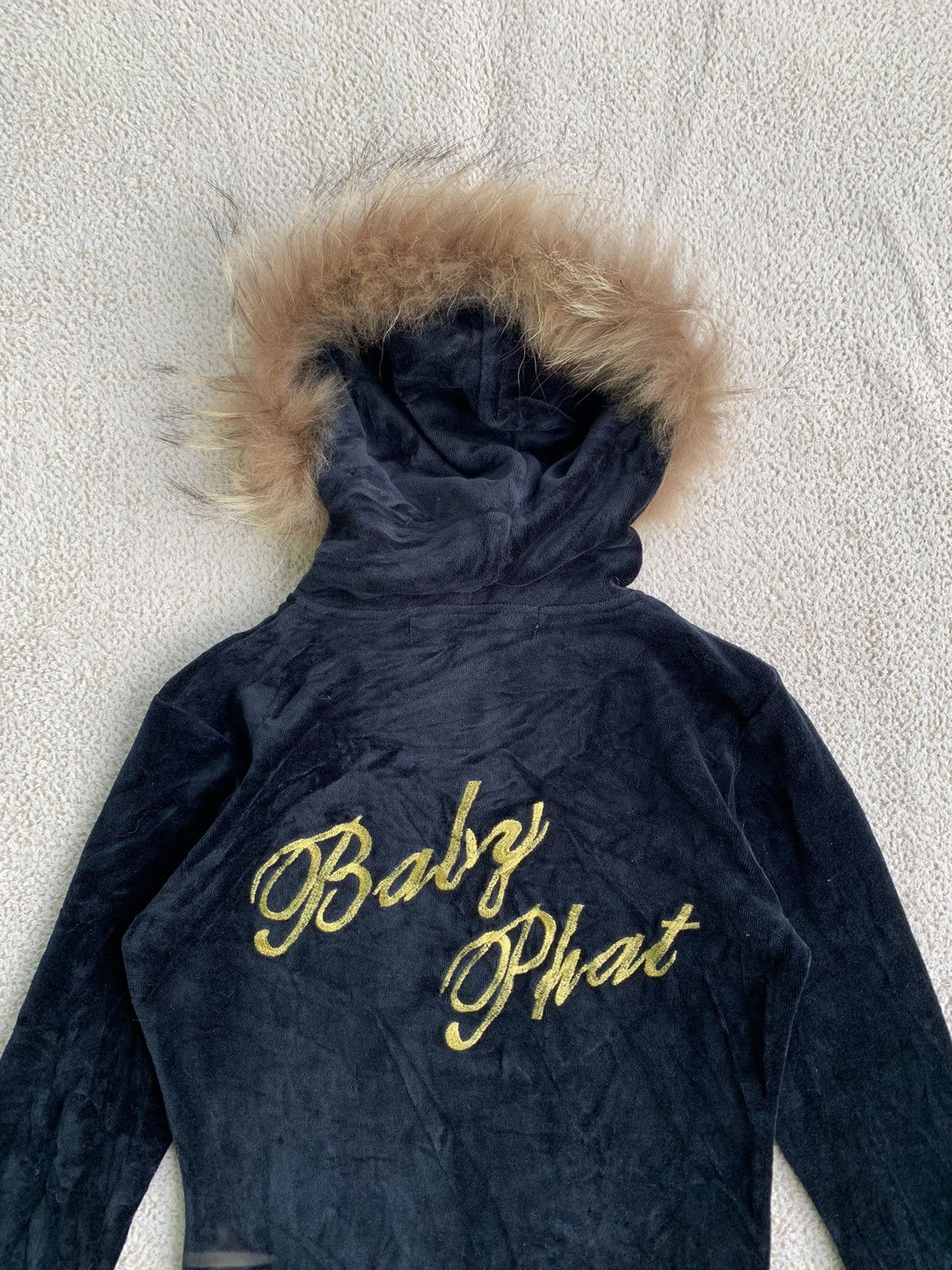 If Six Was Nine × Japanese Brand × Le Grande Bleu (L.G.B.) Baby Phat Fur Hoodie IfSixWasNine LGB style Size S / US 4 / IT 40 - 4 Thumbnail