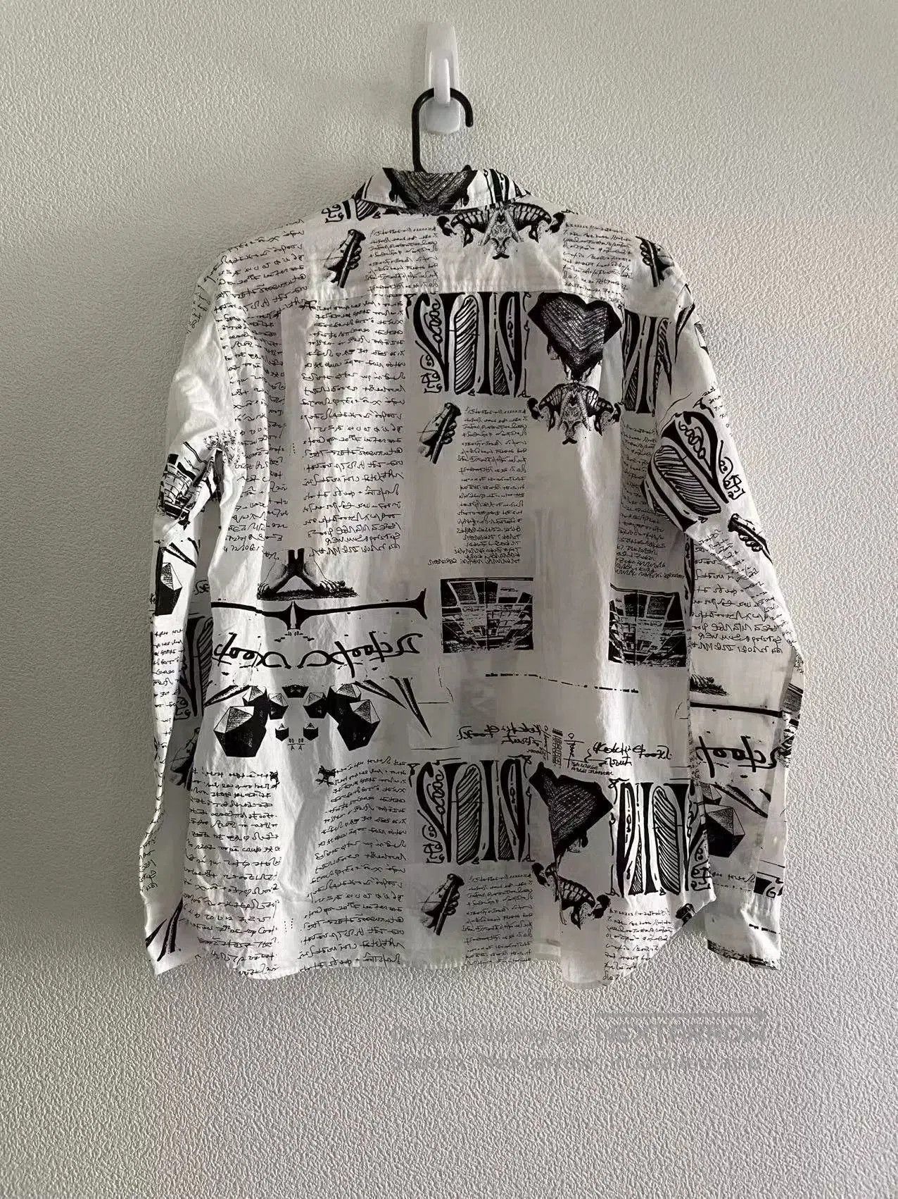 Issey Miyake Issey Miyake 03ss Newspaper Shirt. Size US M / EU 48-50 / 2 - 2 Thumbnail