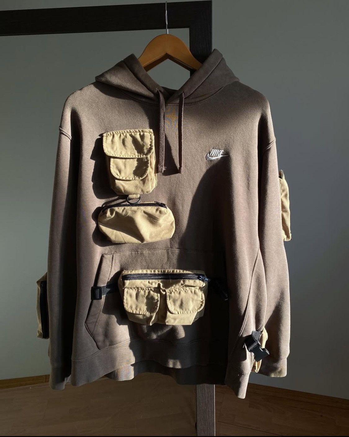 Nike Nike reworked multipocket hoodie 🫒 Size US L / EU 52-54 / 3 - 3 Thumbnail