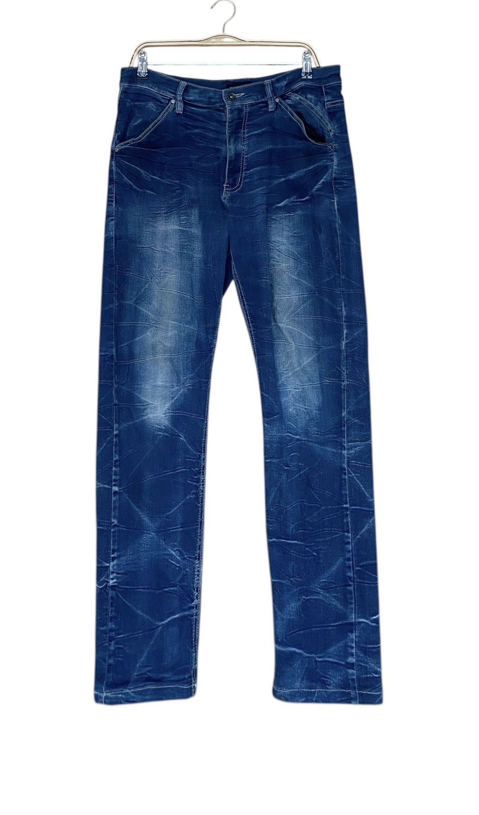 Japanese Brand × Vintage × semanticdesign Vintage Japanese Brand Semantic Design Jeans 2000s Size US 33 - 1 Thumbnail
