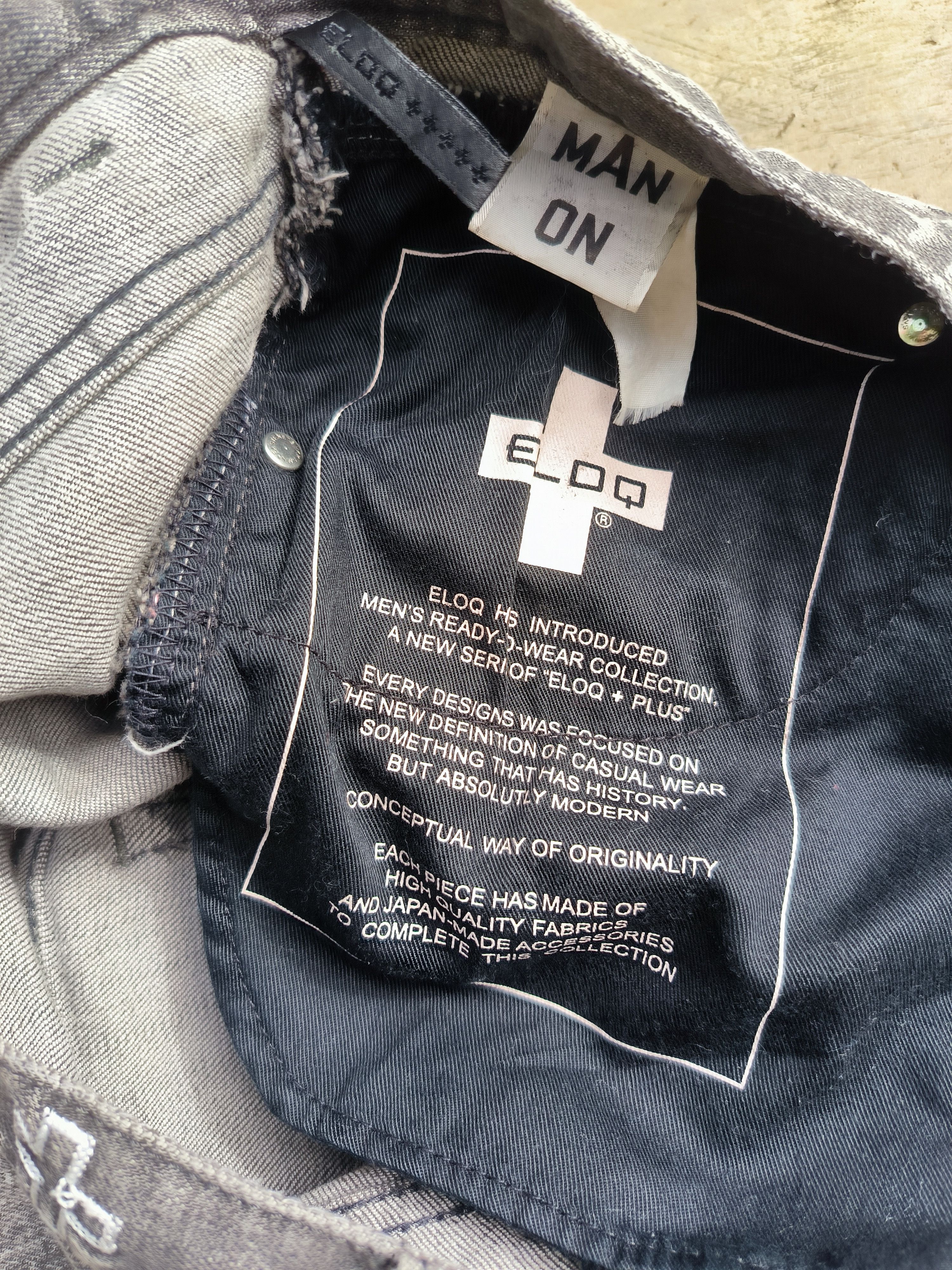 If Six Was Nine ELOQ JAPAN ABSTRACT JEANS Size US 34 / EU 50 - 4 Thumbnail