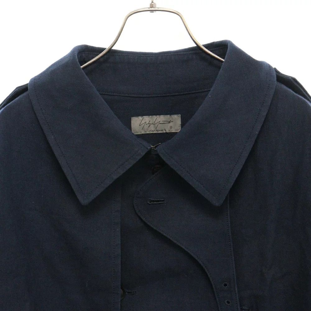 Yohji Yamamoto Yohji Yamamoto POUR HOMME 23AW TRENCH SHORT BLOUSON Size US L / EU 52-54 / 3 - 3 Thumbnail