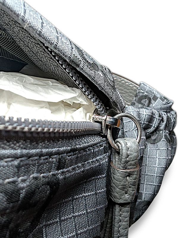 Gucci Grey Gucci GG Nylon Ripstop Belt Bag 767934 Size ONE SIZE - 10 Thumbnail