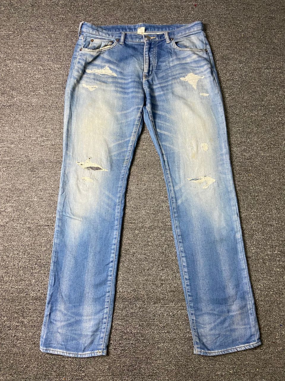 Japanese Brand × Ron Herman × Vintage Ron Herman California 1975 Distressed Denim Jeans (131) Size US 33 - 1 Thumbnail