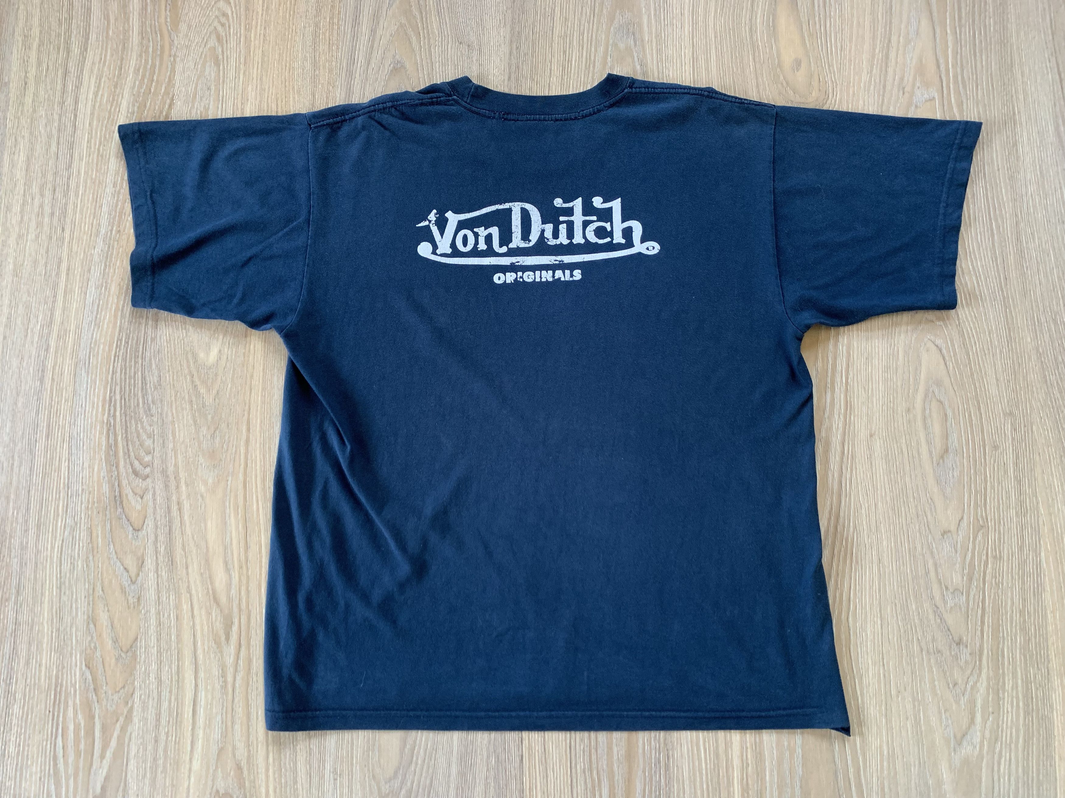 Von Dutch Vintage Von Dutch Printed Cotton T-Shirt Size US L / EU 52-54 / 3 - 3 Thumbnail